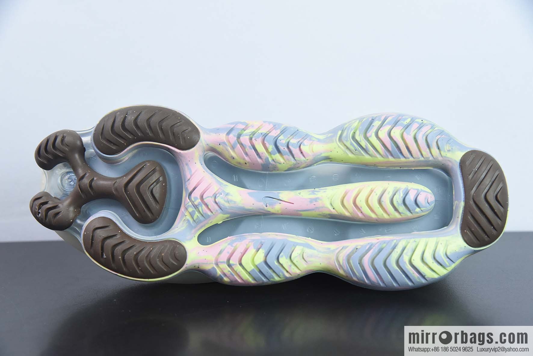 Nike Vapor Max white and blue, steam air cushion jogging shoes, item number: FJ7736-141