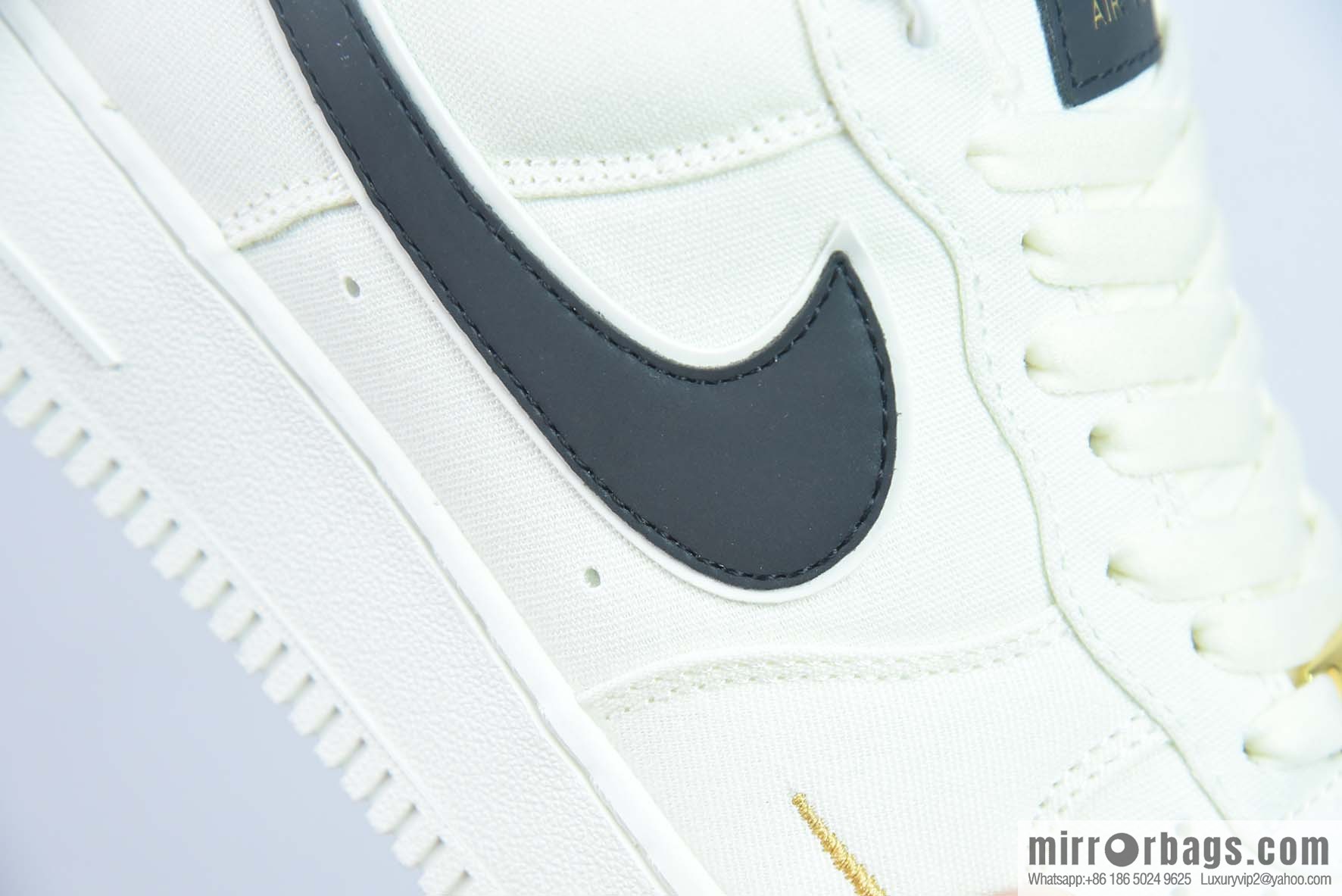 Air Force 1 '07 LV8 Air Force One Black Gold Denim Cloth Item Number: MN5696 809
