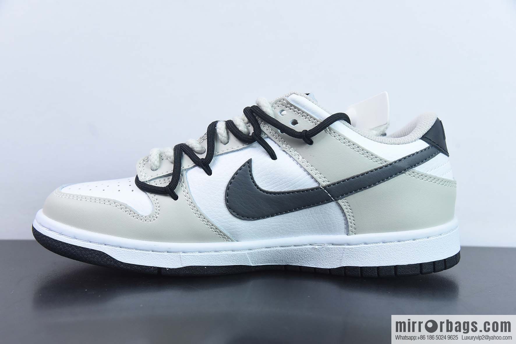 Nike Dunk Low brush graffiti, cross, black and white gray, low top sneakers item number: FD0661 100-74