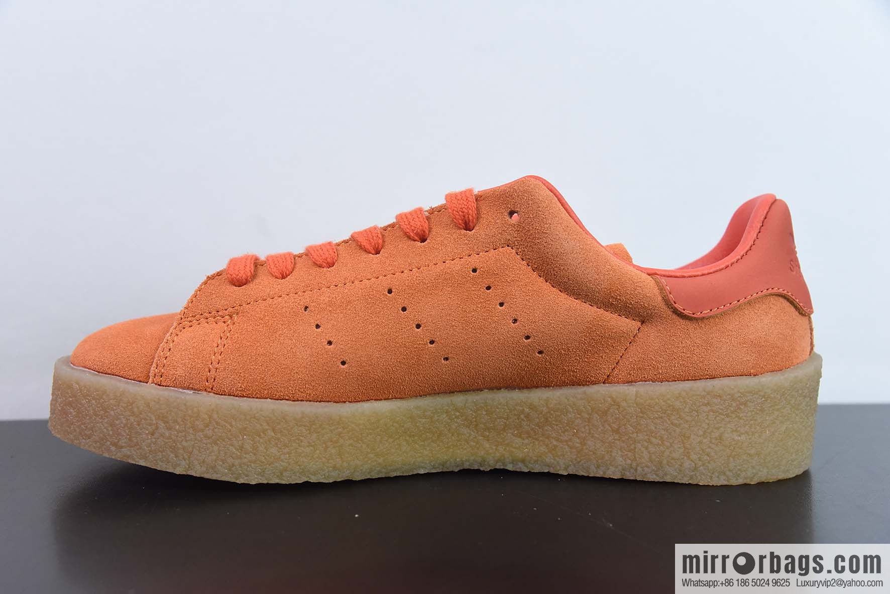 Adidas Stan Smith Smith, Adi, Thick Bottom, Raw Rubber Bottom Sneakers SKU: FZ6445
