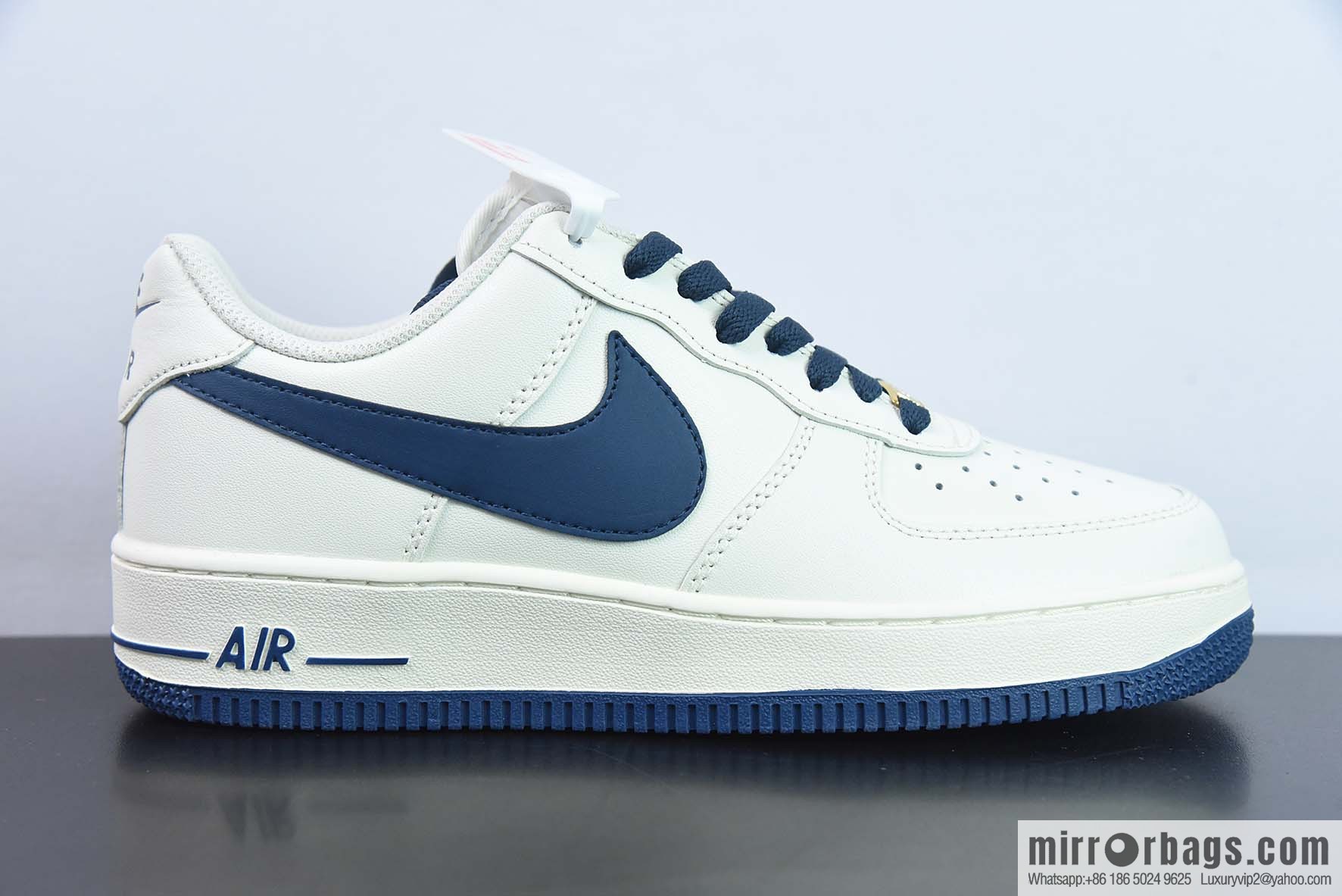 NK Air Force 1 Low '07 dark blue big hook, low-top Air Force No. 1 casual board shoes, item number: SP0758-026