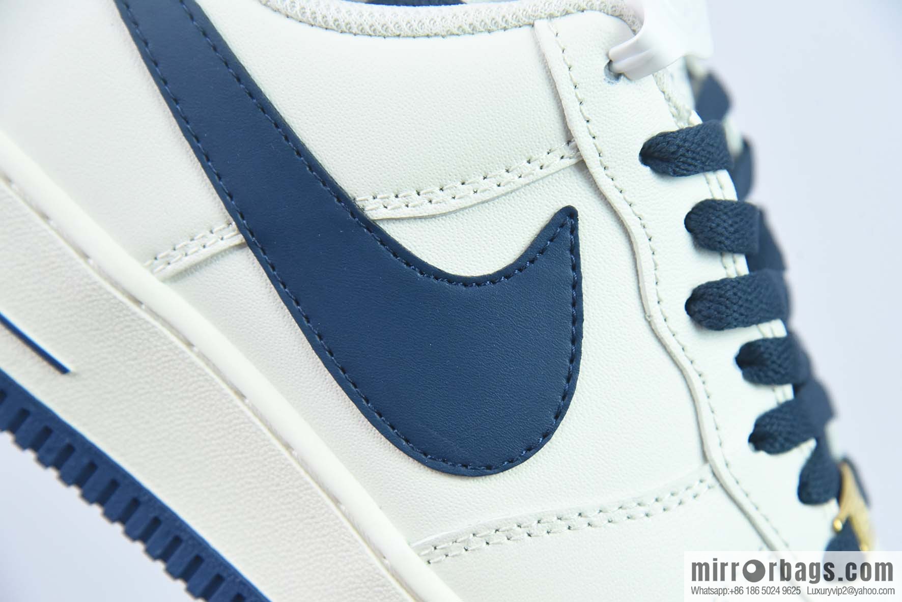 NK Air Force 1 Low '07 dark blue big hook, low-top Air Force No. 1 casual board shoes, item number: SP0758-026