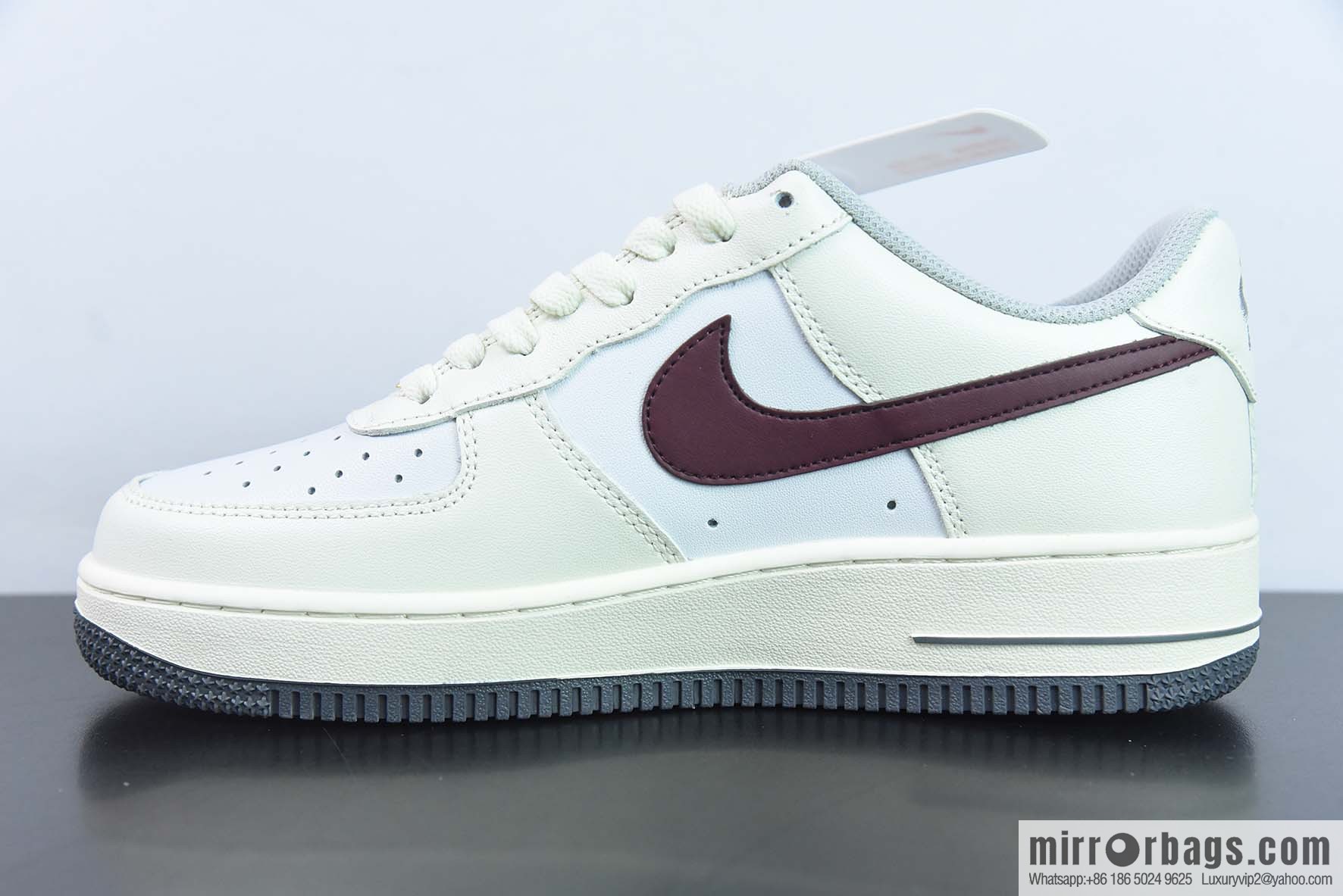 Nk Air Force 1 '07 Low Flower Messenger, beige red, Air Force One low-top casual sneakers, item number: HH2322-022