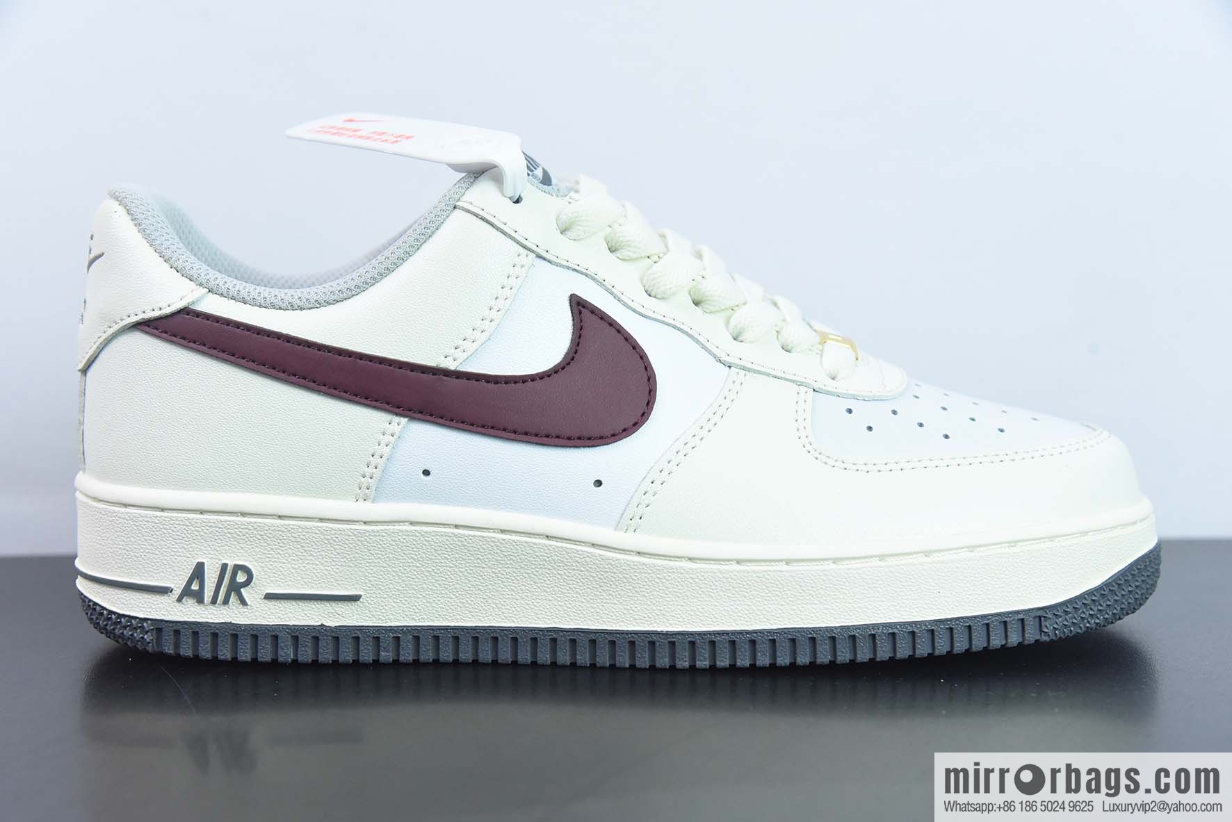 Nk Air Force 1 '07 Low Flower Messenger, beige red, Air Force One low-top casual sneakers, item number: HH2322-022