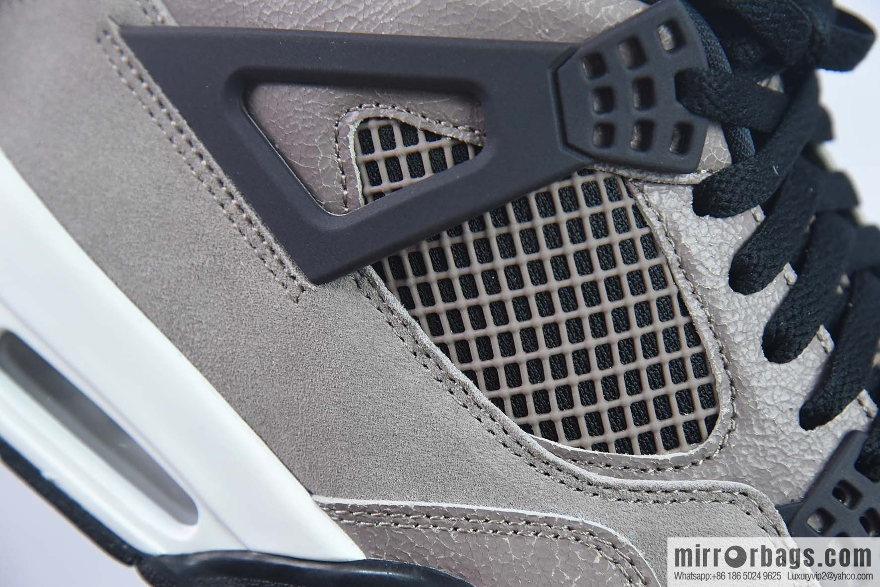 Air Jordan 4 AJ4 Mocha black brown suede small TS basketball shoes, item number: DB0732-200