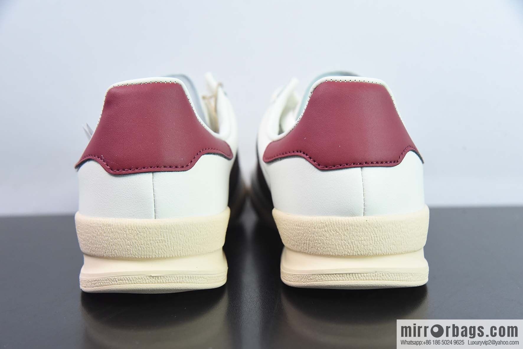 AD Originals Jeans Vintage low-top fashion board shoes, beige and red, item number GY7437.