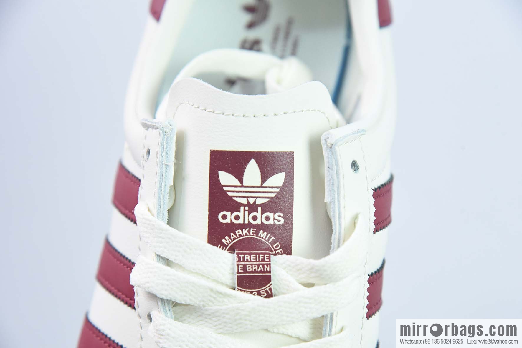 AD Originals Jeans Vintage low-top fashion board shoes, beige and red, item number GY7437.