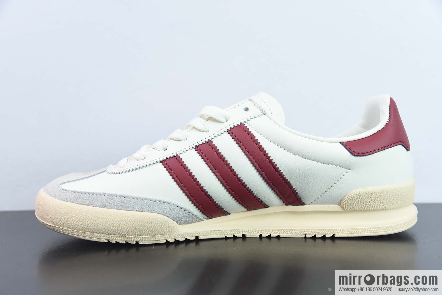 AD Originals Jeans Vintage low-top fashion board shoes, beige and red, item number GY7437.