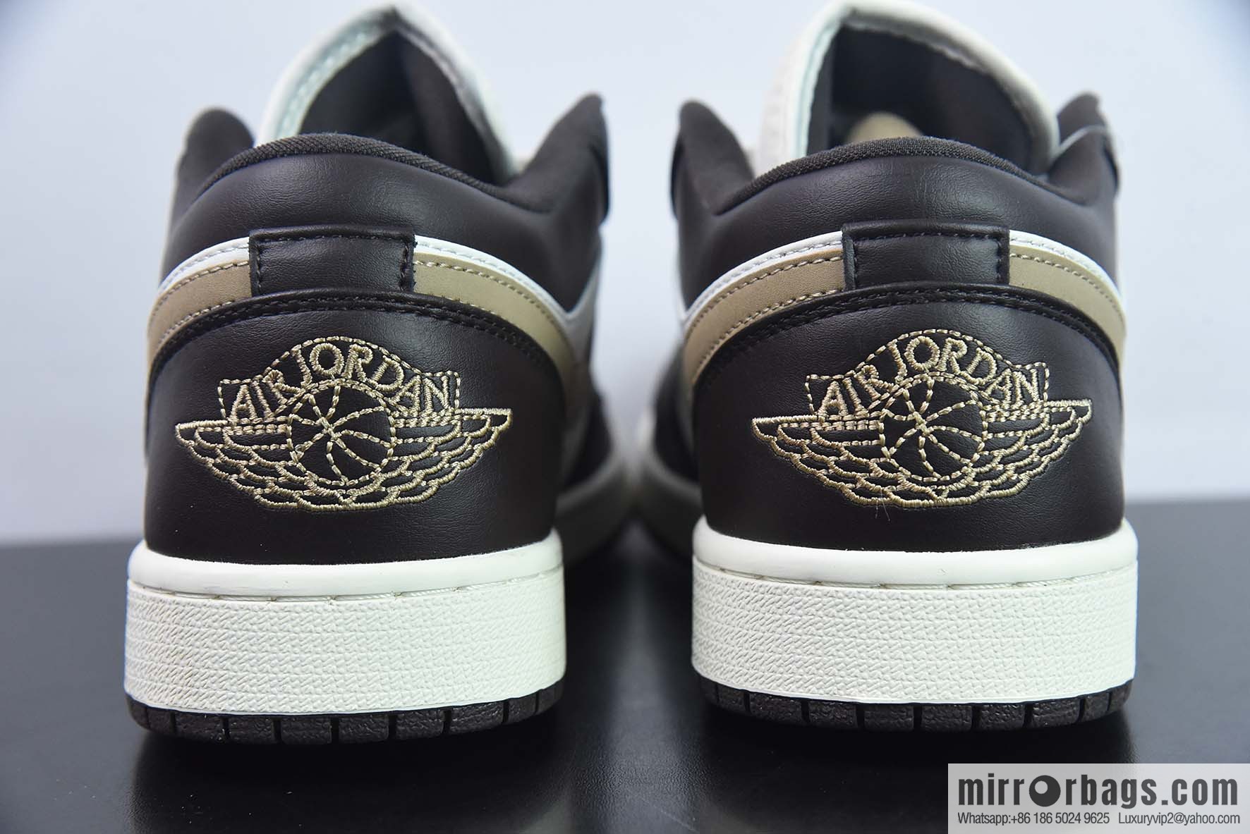 Air Jordan 1 Low dark brown, low-top basketball shoes, item number: DC0774-200