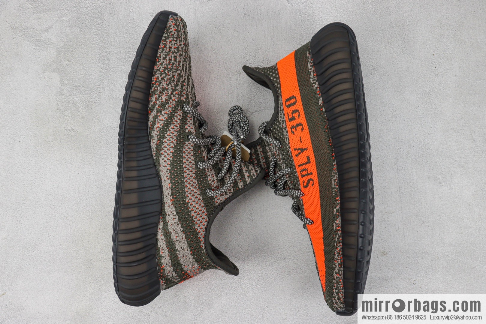 Coconut 350 V2 Gray Orange, Angel sneakers SKU: HQ7045 AD Yeezy