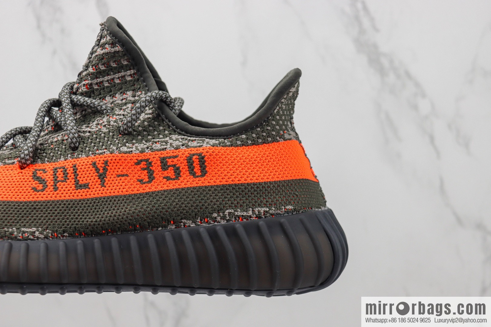 Coconut 350 V2 Gray Orange, Angel sneakers SKU: HQ7045 AD Yeezy