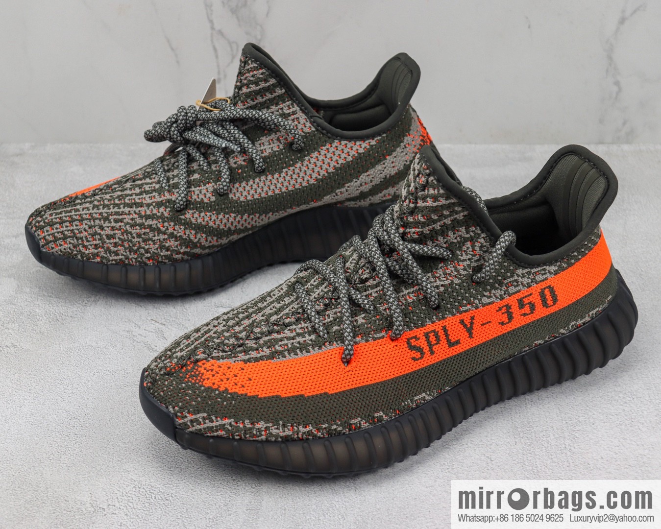 Coconut 350 V2 Gray Orange, Angel sneakers SKU: HQ7045 AD Yeezy