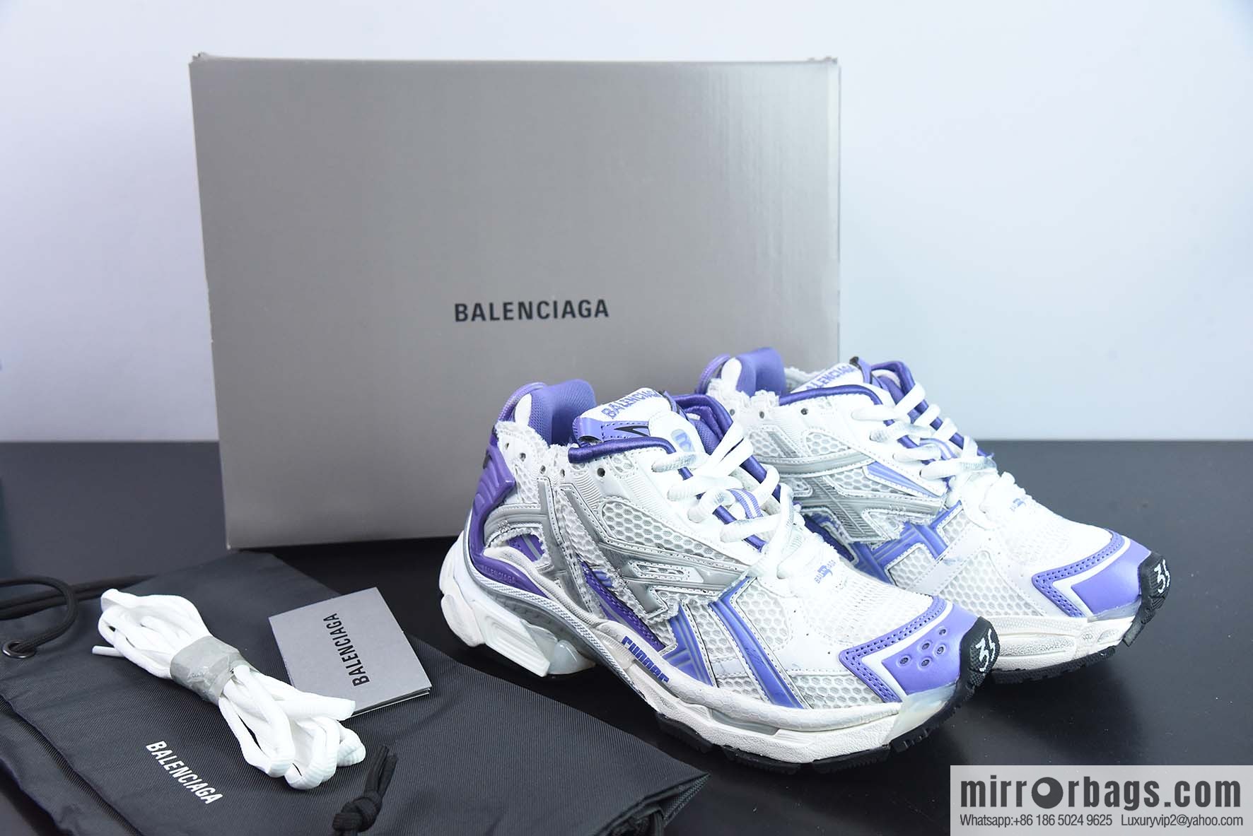 Balenciaga/Balenciaga 7.0 series Vintage dad shoes/carbon ash, dark gray 2023 latest model