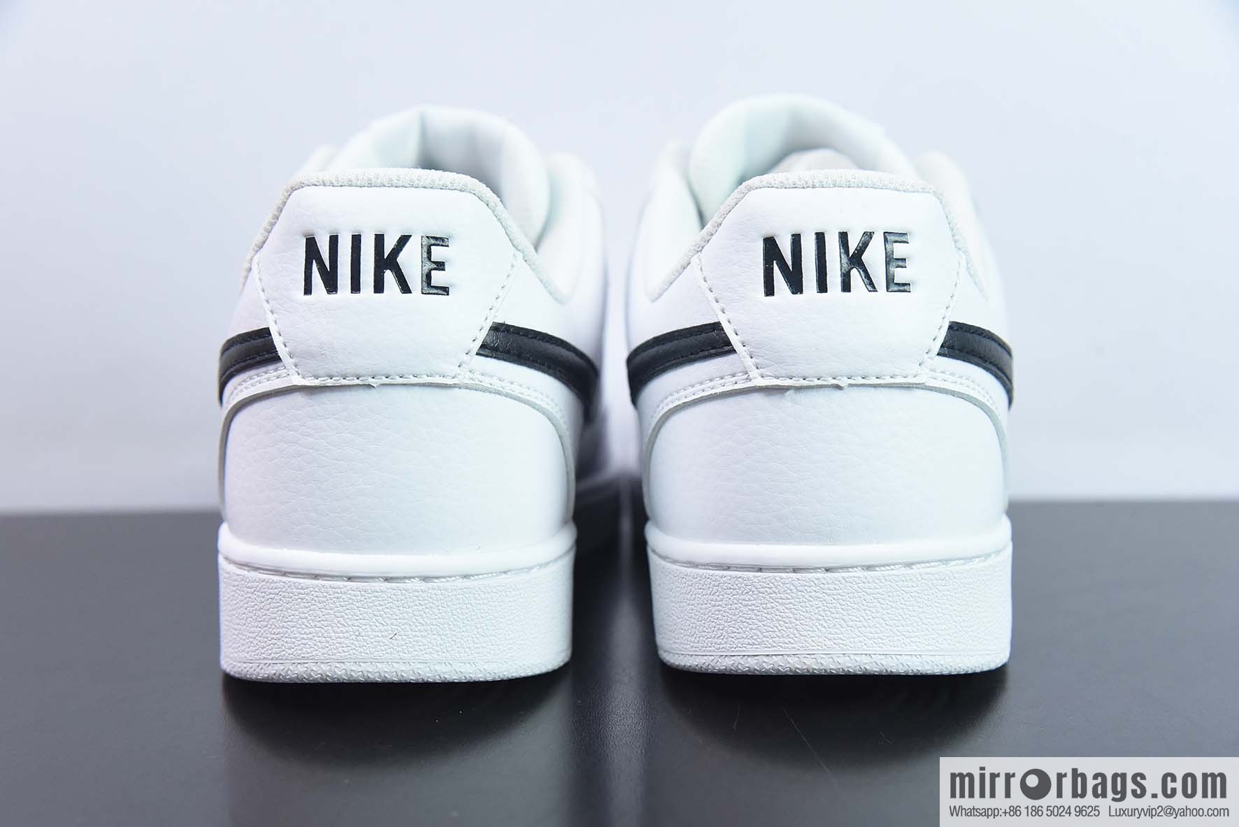 NK Court Vision Low CV Low Top Vintage Versatile breathable casual sports shoes, white and black CD5463-101