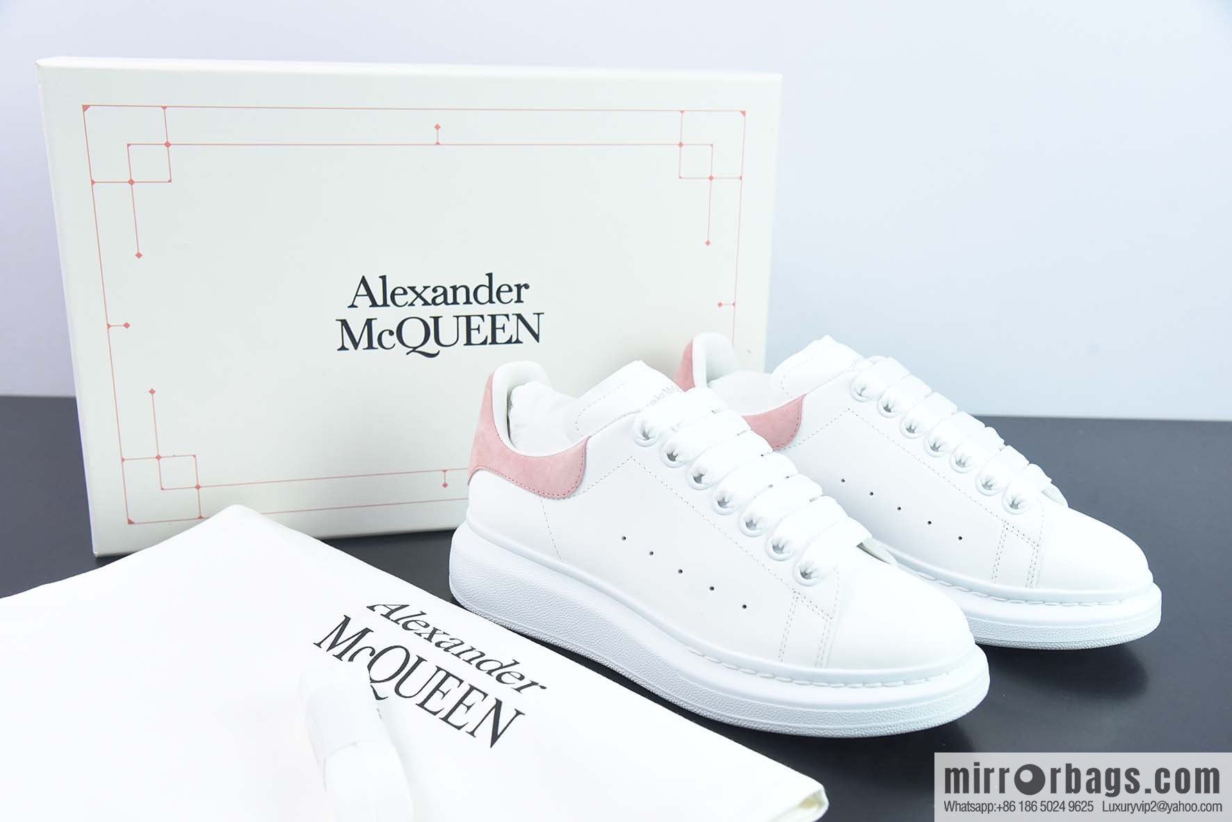 Alexander McQueen pink sneakers