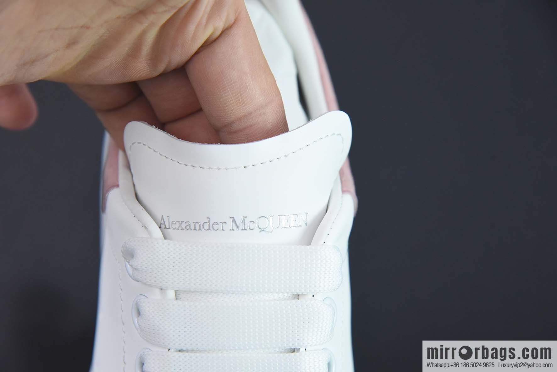Alexander McQueen pink sneakers