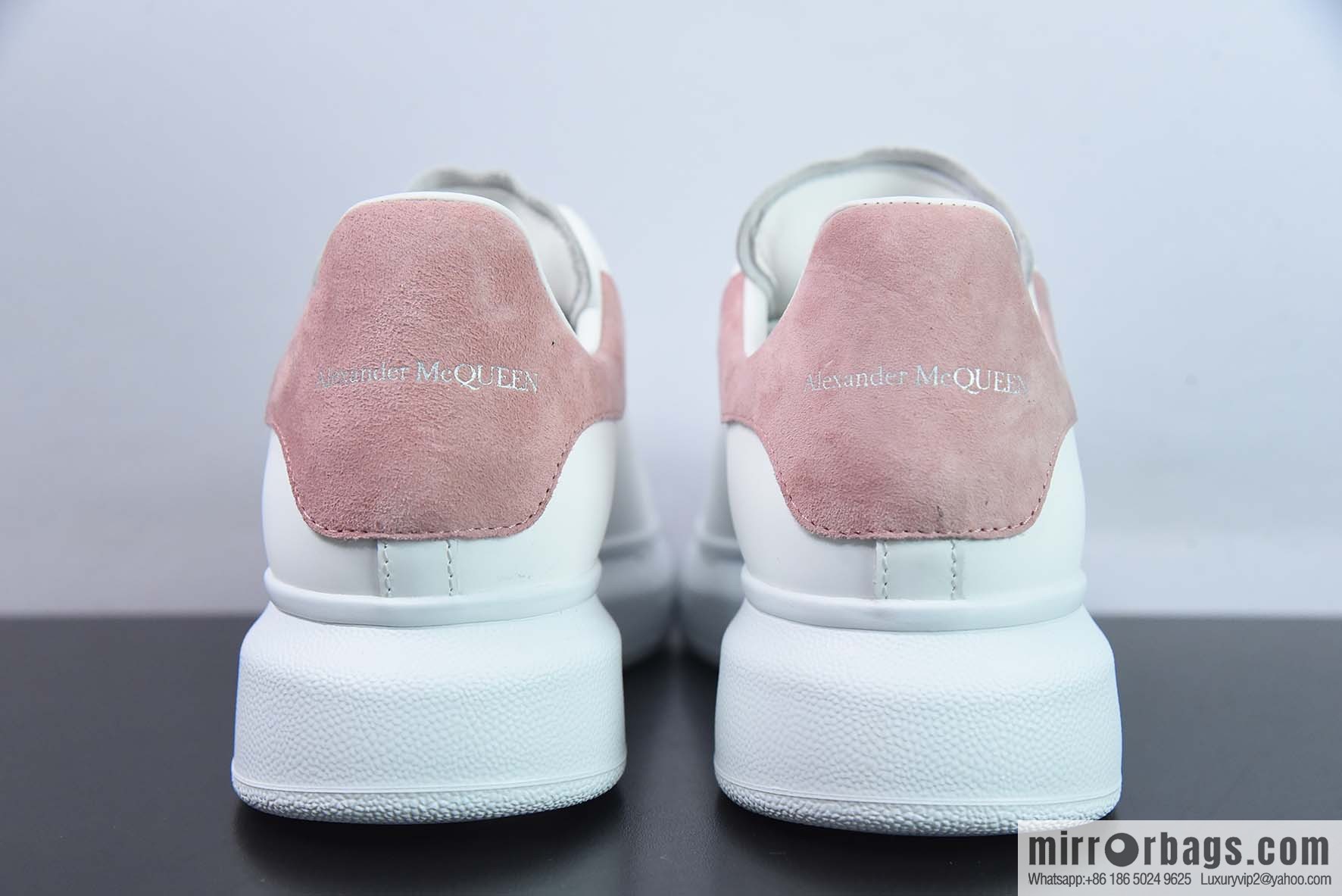 Alexander McQueen pink sneakers