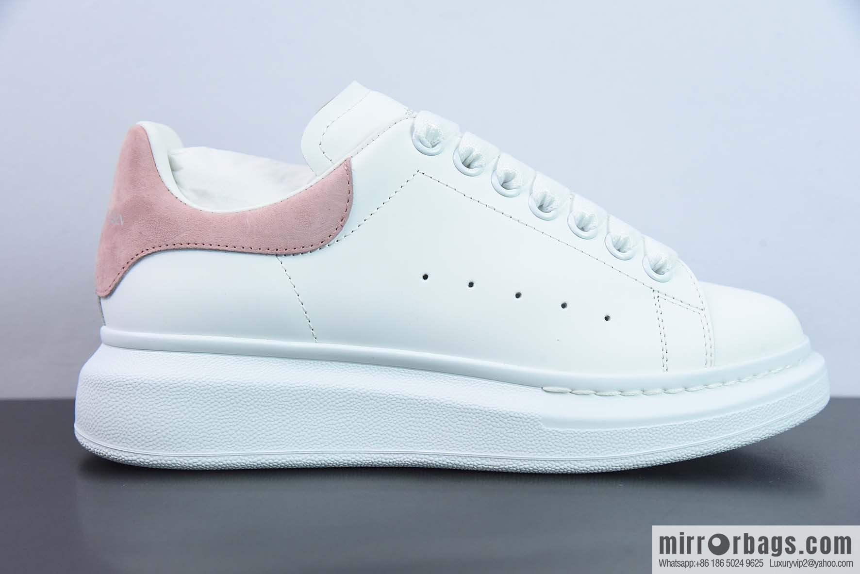 Alexander McQueen pink sneakers