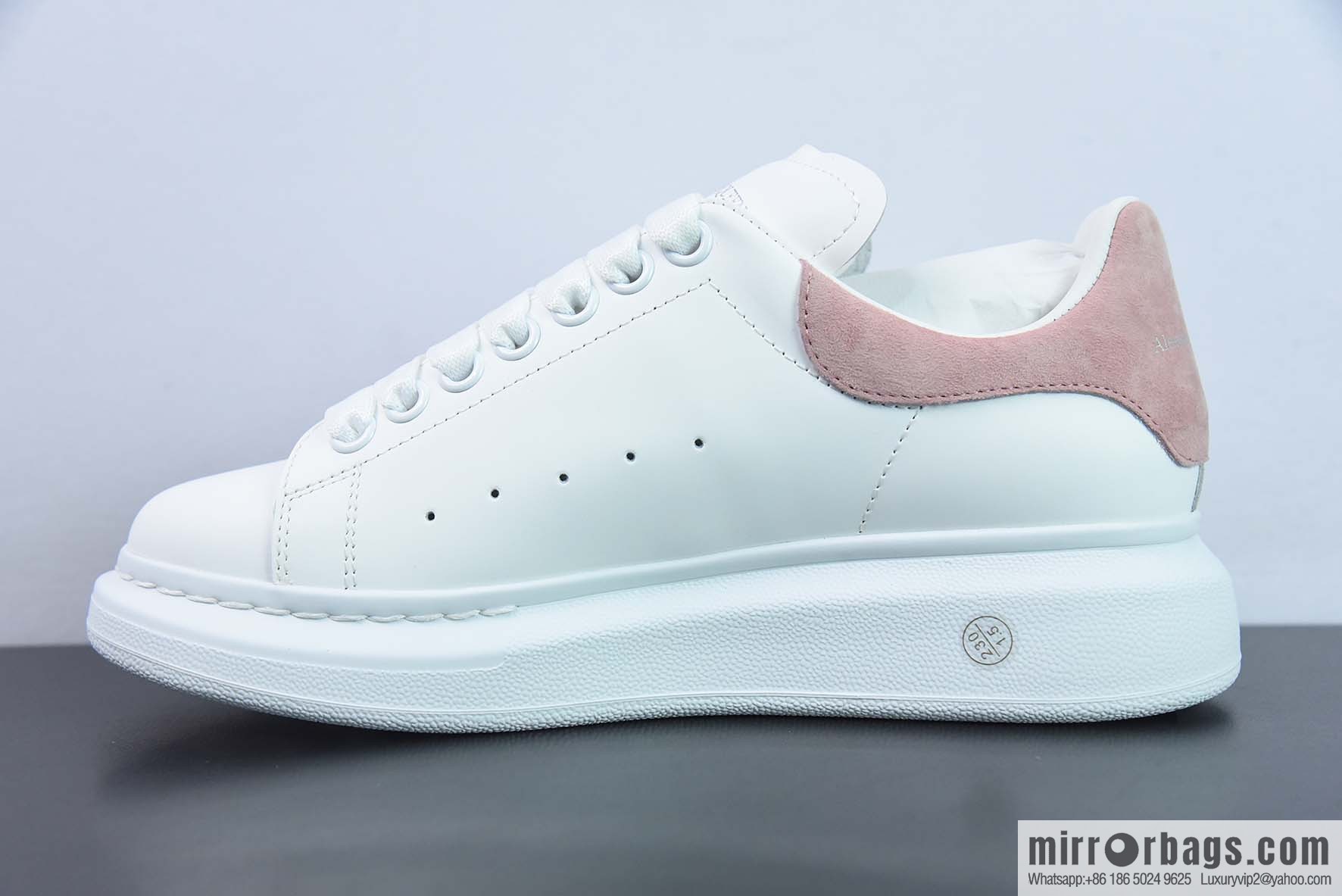Alexander McQueen pink sneakers