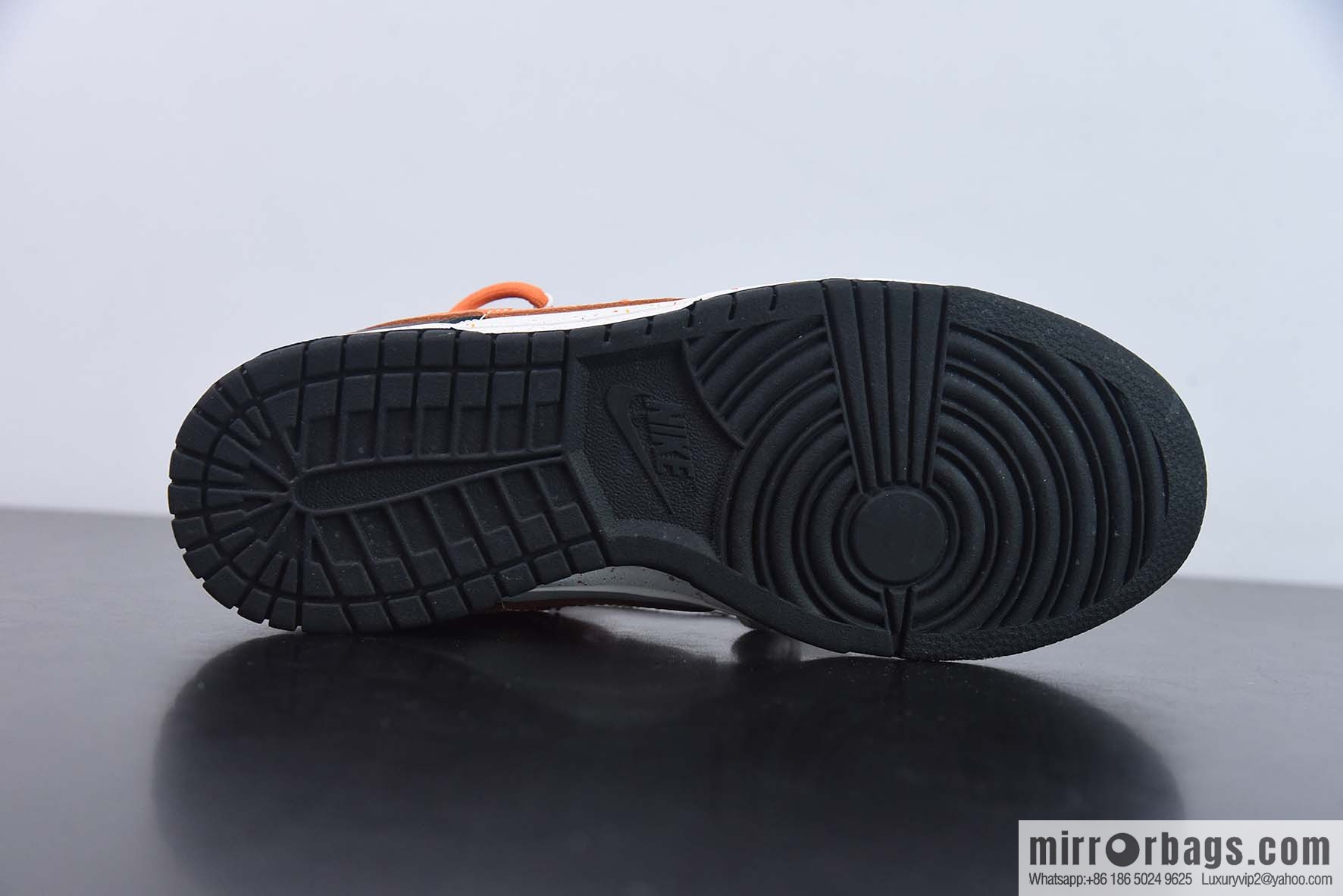 Nike SB Dunk Low three hook deconstruction drawstring shoelace black and white orange, item number: FD4623 144