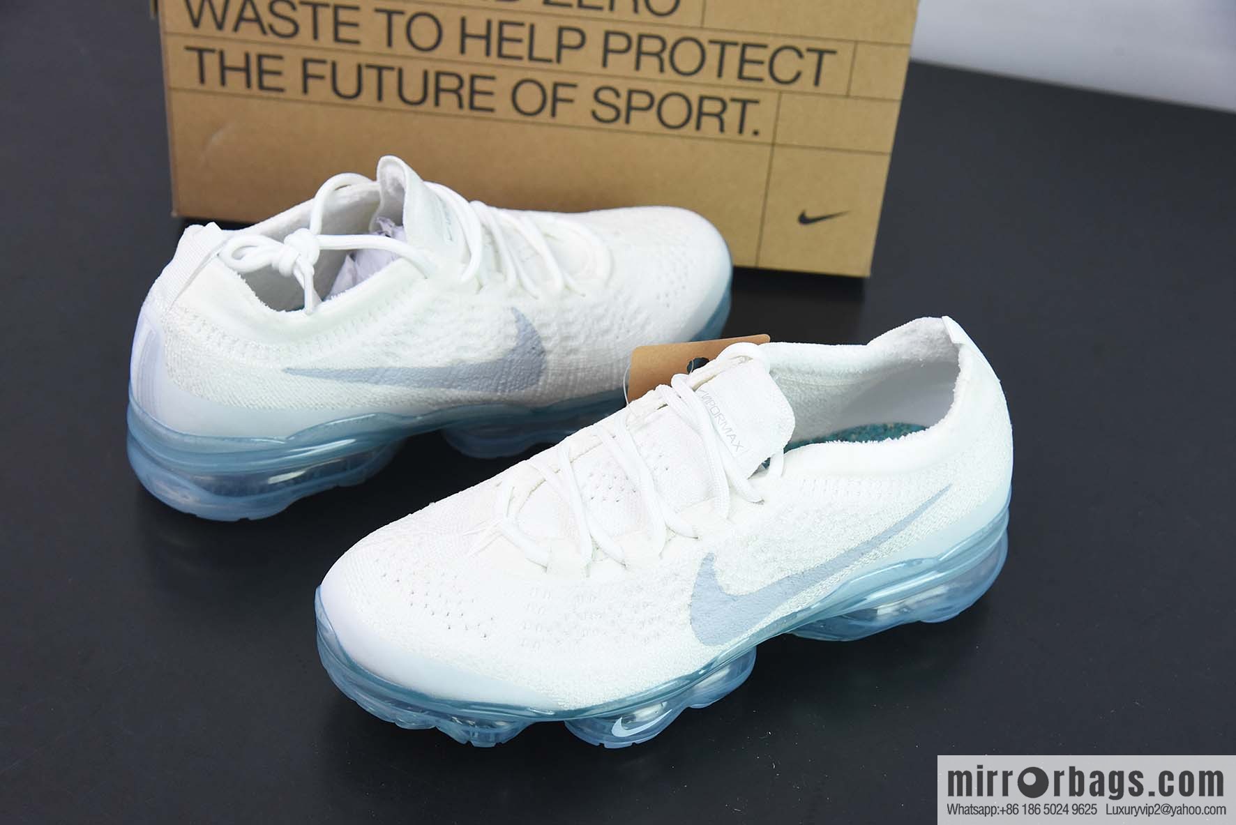 NK Air VaporMax 2023 Flyknit FK 2023 Air Cushion Series Low Help Item Number: DV6840-100