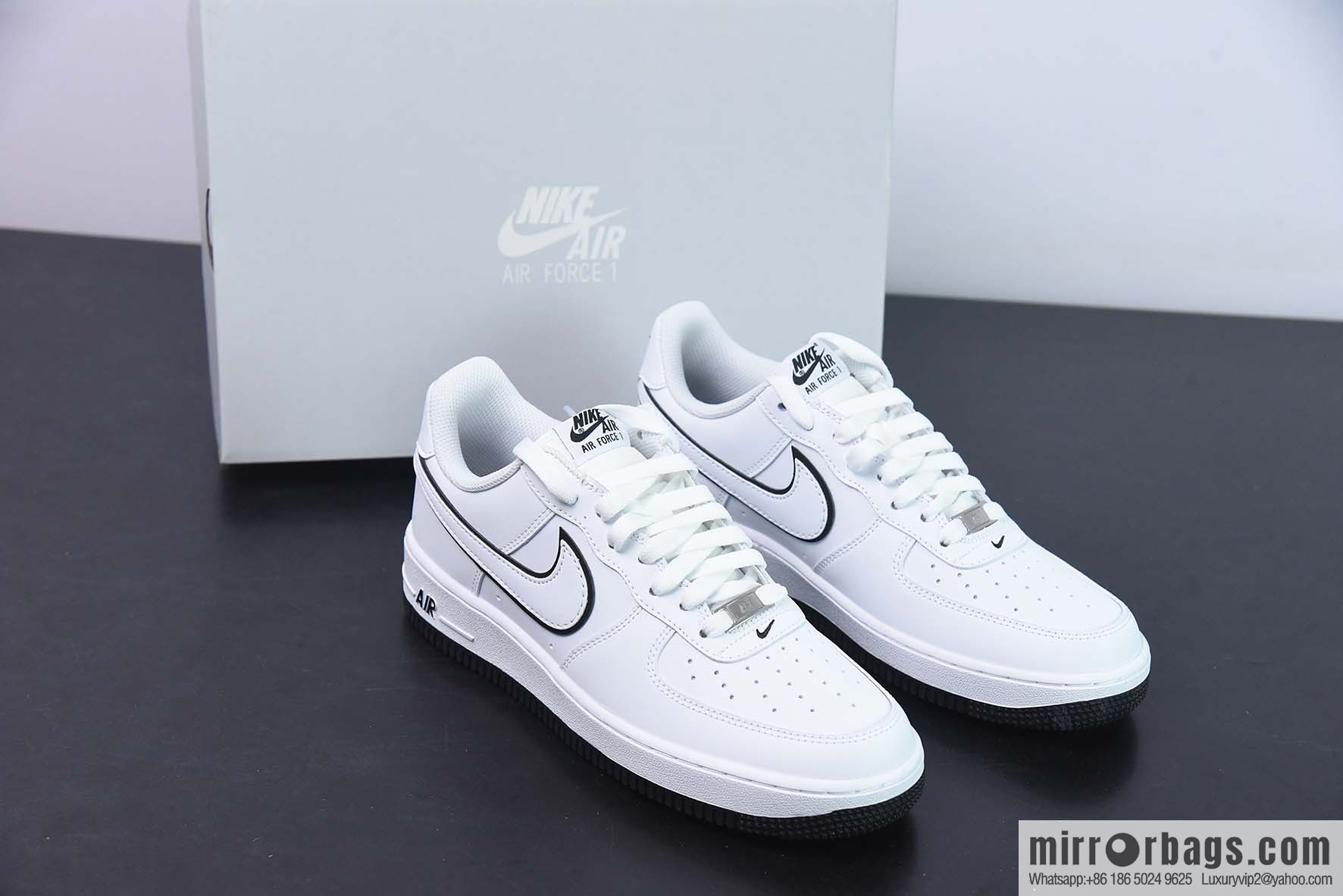 Nike Air Force 1 Low white and black, Air Force One low-top sports and leisure shoes, item number: DV0788-103