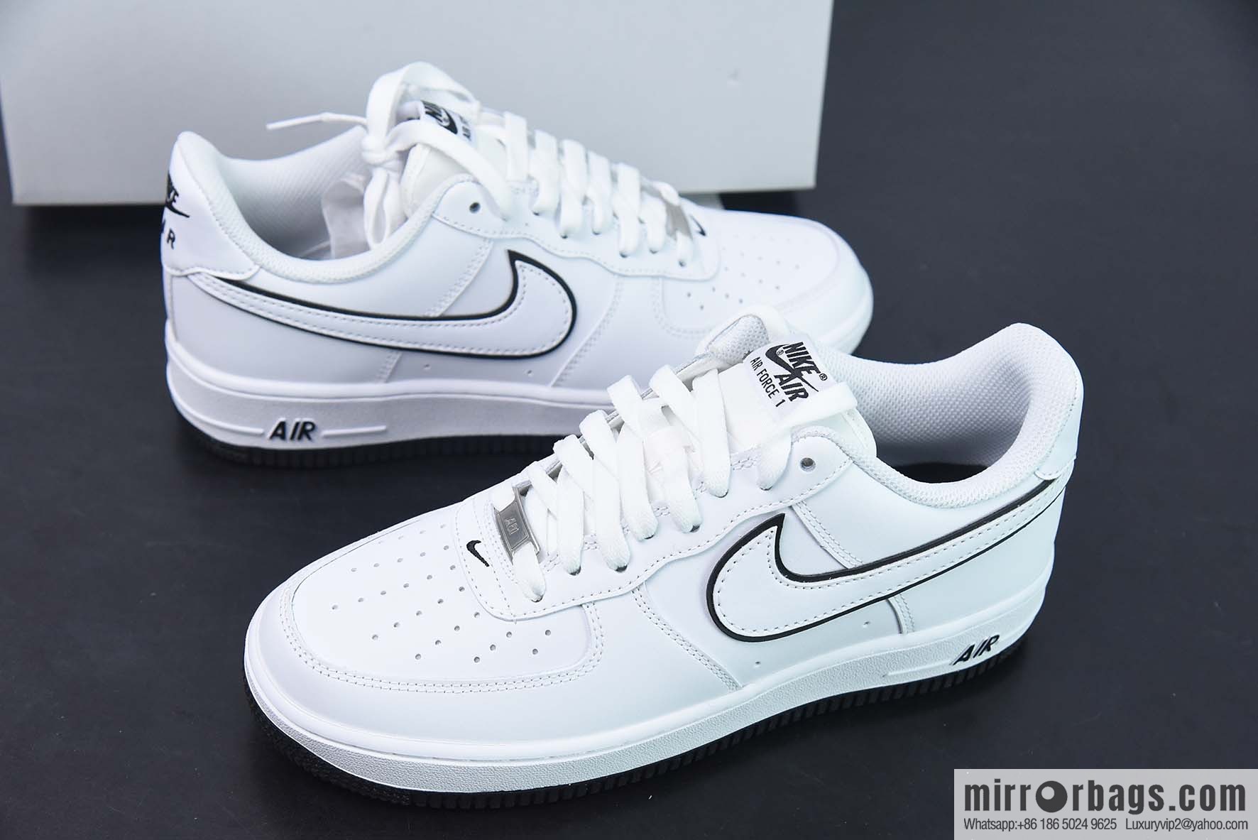 Nike Air Force 1 Low white and black, Air Force One low-top sports and leisure shoes, item number: DV0788-103