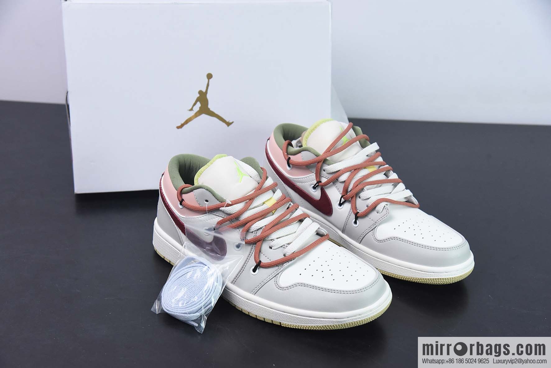 Air Jordan 1 Low beige faith gentle strap low-top basketball shoes, item number: FD9906-131