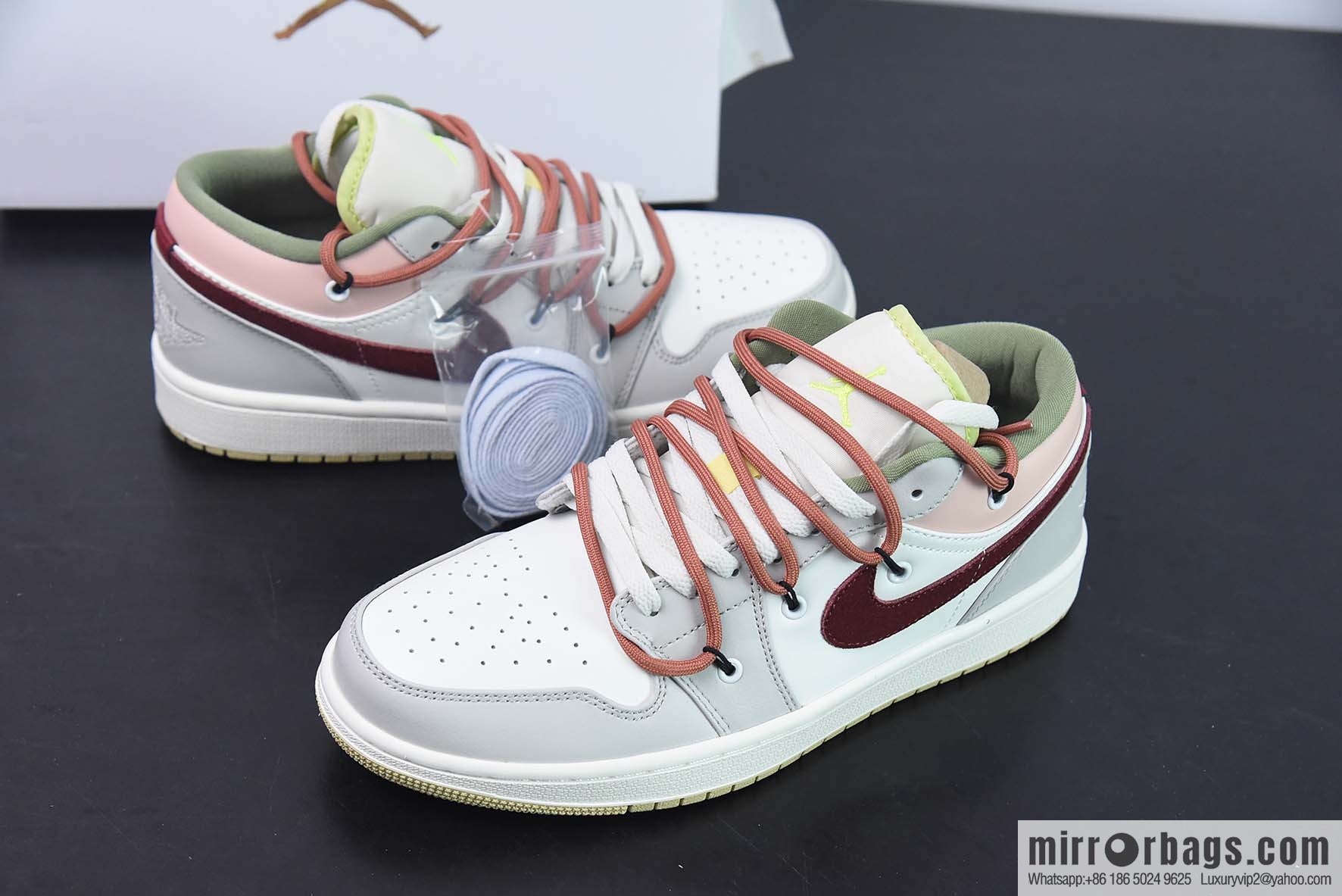 Air Jordan 1 Low beige faith gentle strap low-top basketball shoes, item number: FD9906-131