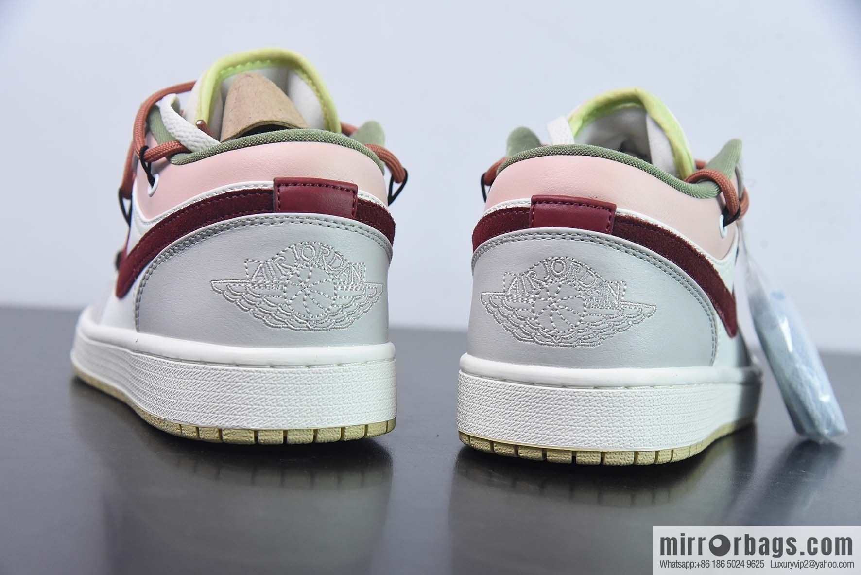 Air Jordan 1 Low beige faith gentle strap low-top basketball shoes, item number: FD9906-131