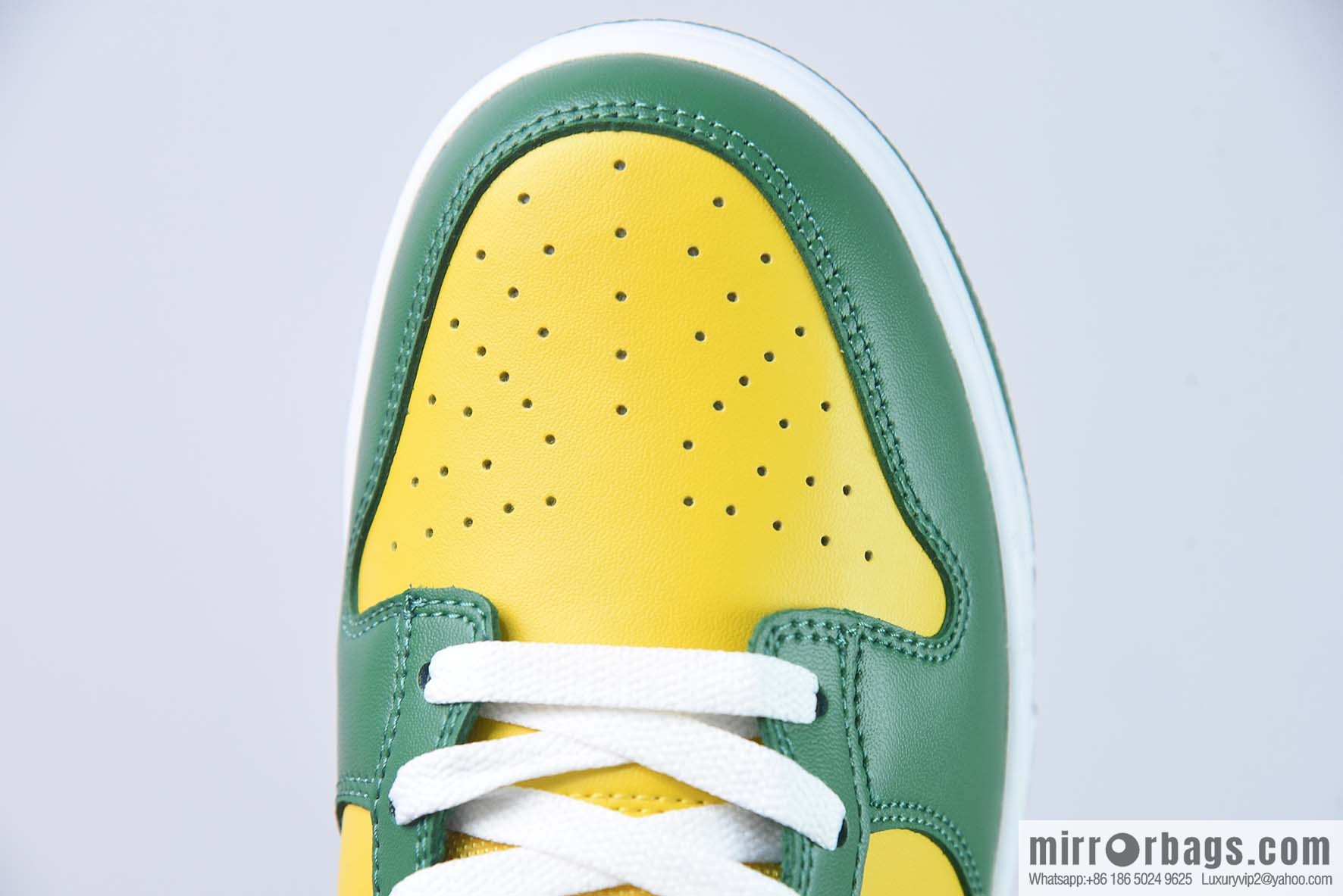 NK Dunk sb Low foreign trade special supply, Brazil yellow-green item number CU1727-700