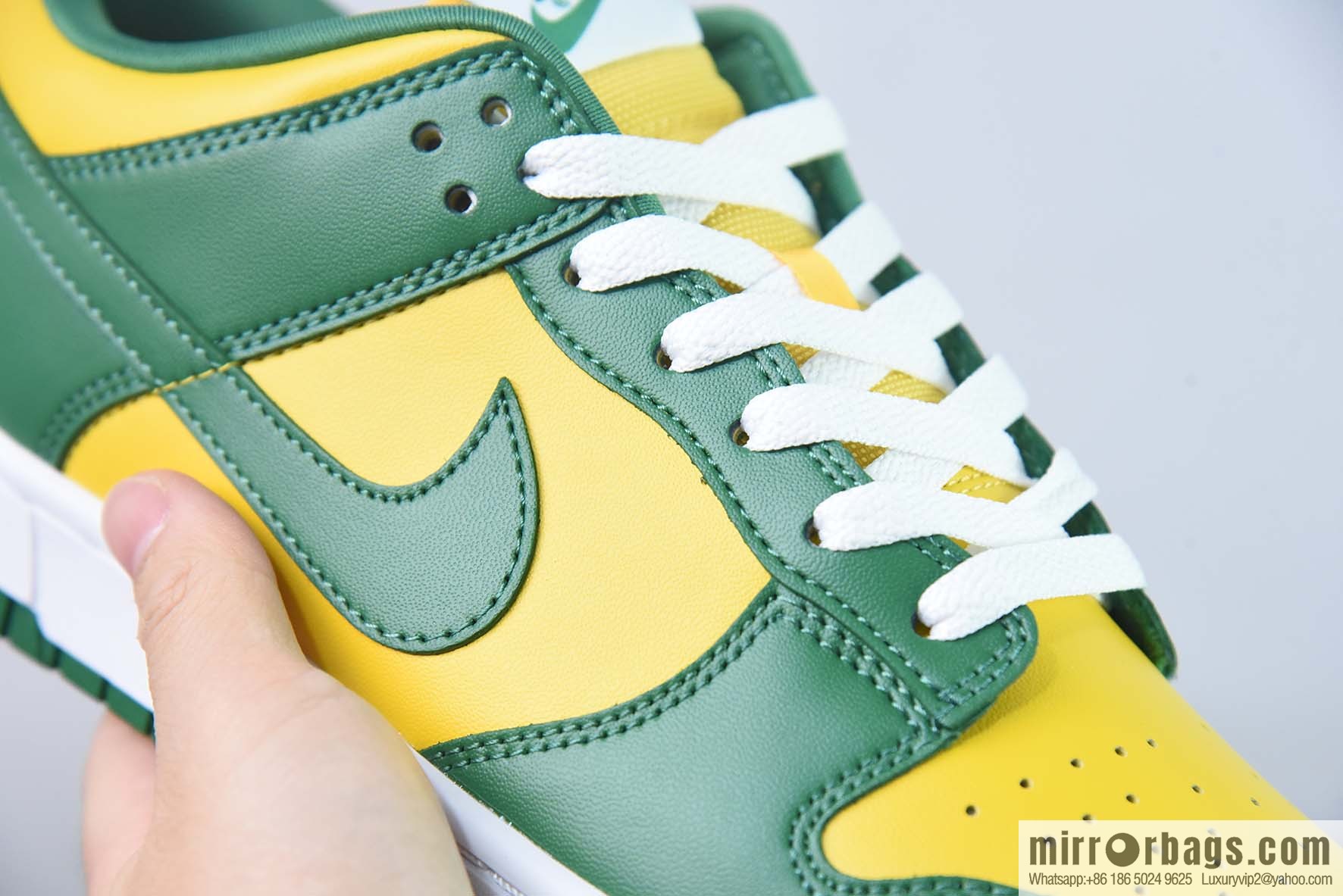 NK Dunk sb Low foreign trade special supply, Brazil yellow-green item number CU1727-700