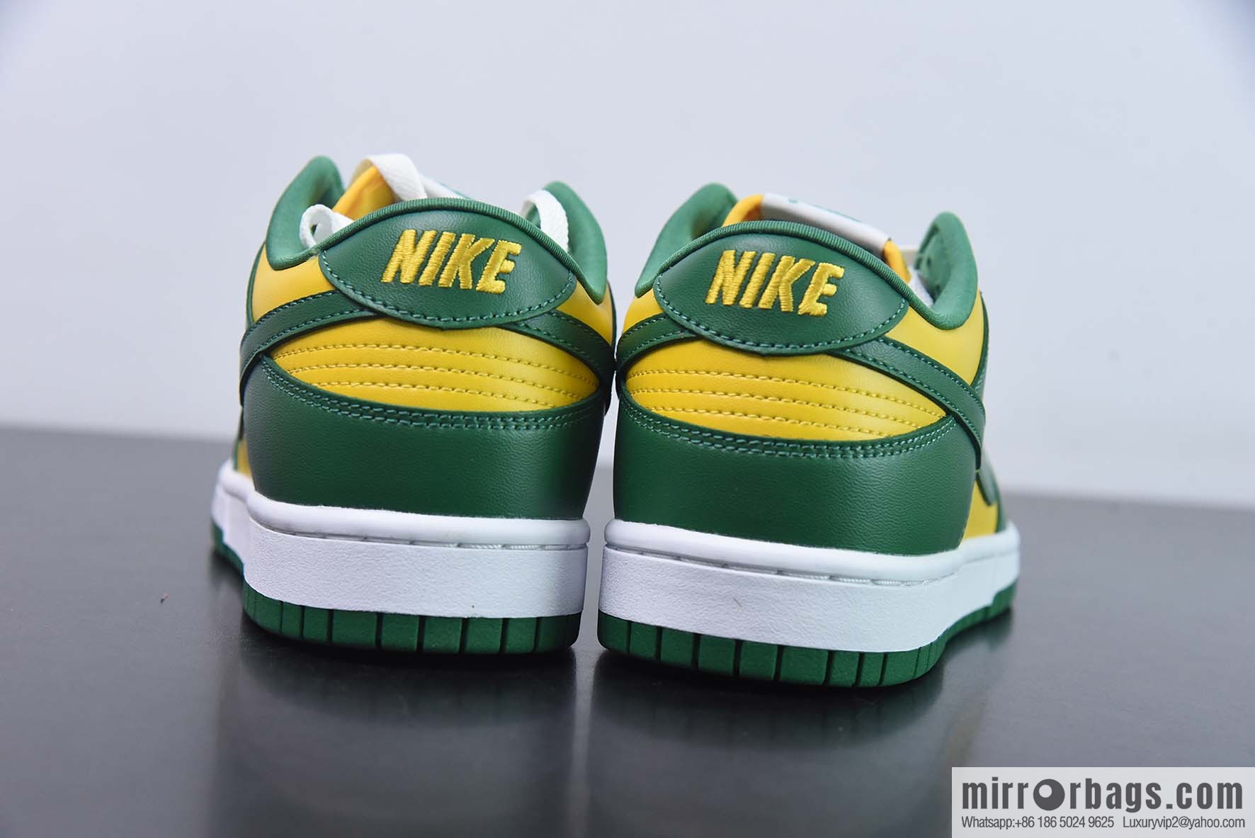 NK Dunk sb Low foreign trade special supply, Brazil yellow-green item number CU1727-700