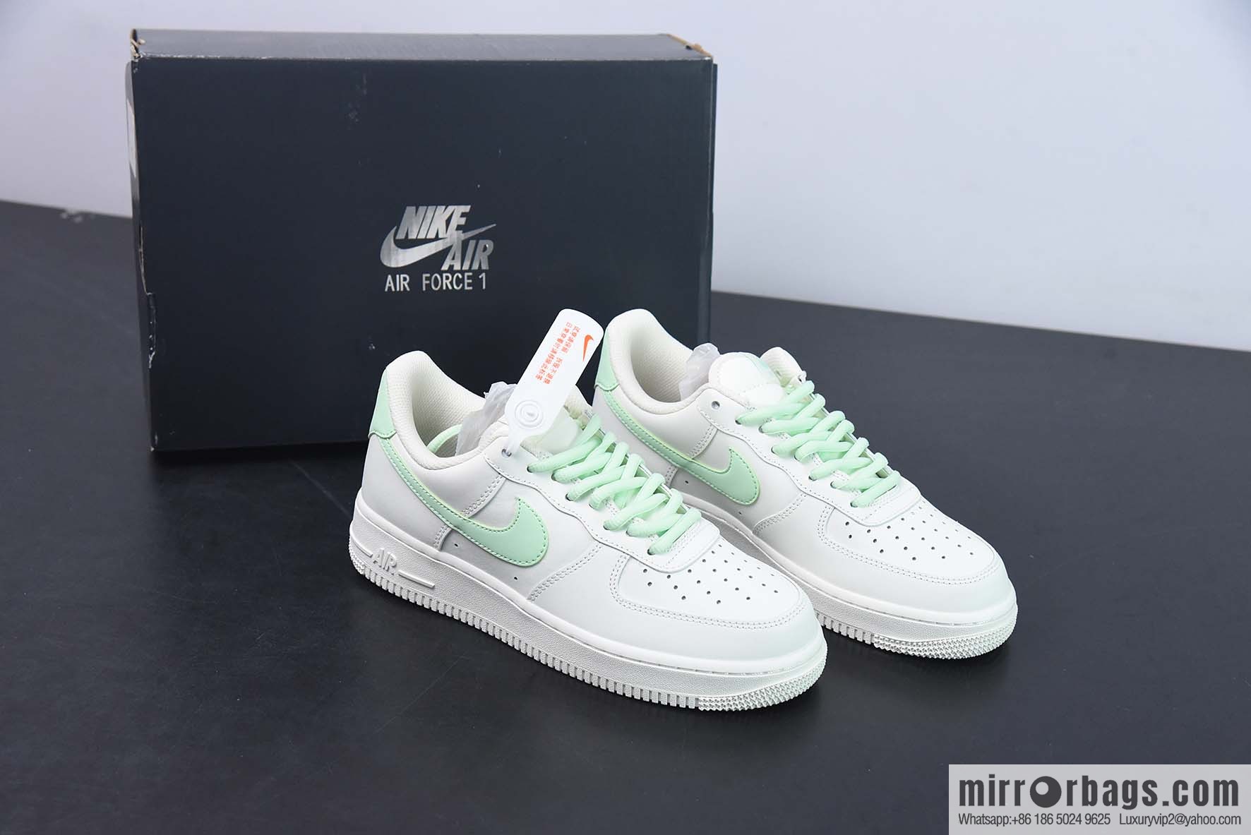 NK Air Force 1 Air Force One low-top sports and leisure shoes white Tiffany & Co. Green, item number: CQ5059-223