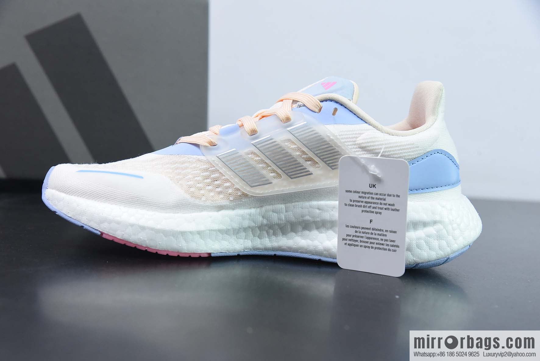 Adidas ADIDAS ultra-elastic running series PUREBOOST 22 Unisex shoes new stable perspiration shock absorption rebound non-slip durable running sneakers running shoes, item number: HQ1419