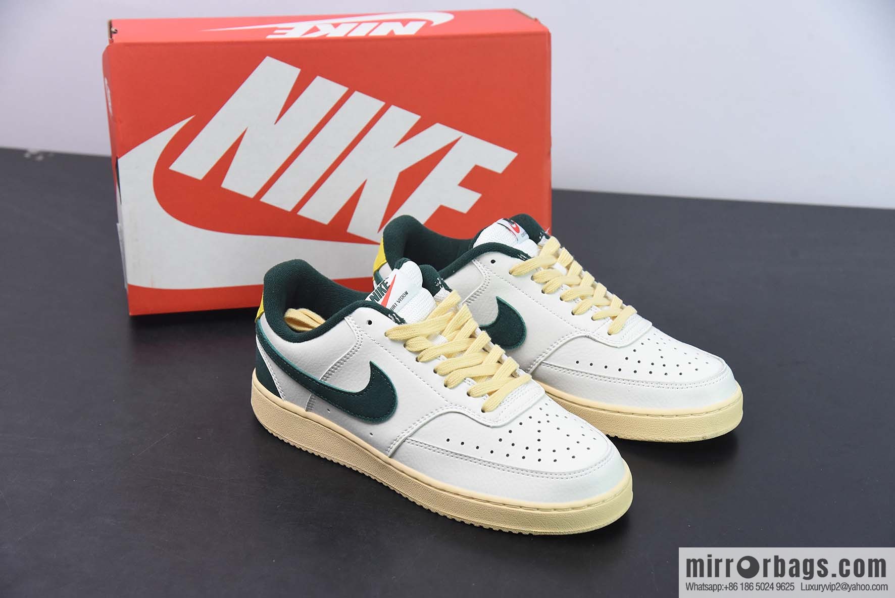 Nike Court Vision Low Casual Sports Board Shoes, Pure Original Version Item Number: FD0320 133