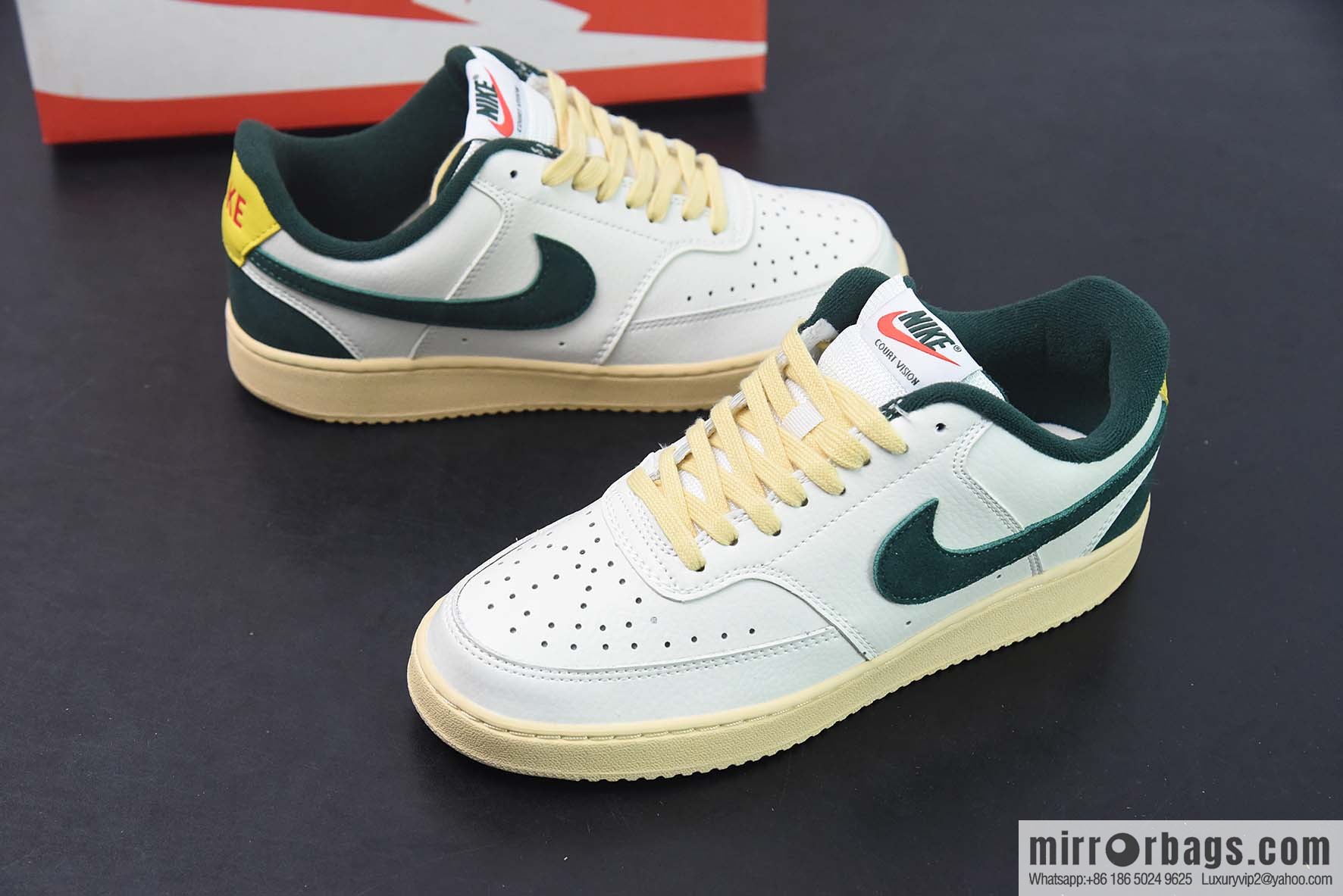 Nike Court Vision Low Casual Sports Board Shoes, Pure Original Version Item Number: FD0320 133
