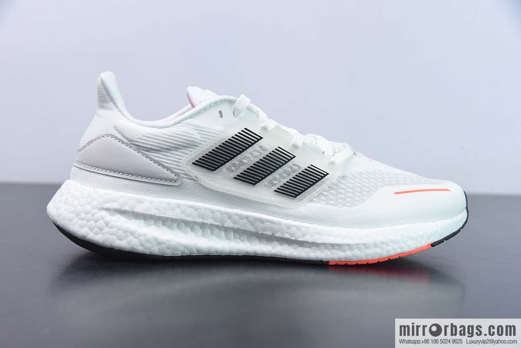 Adidas ADIDAS ultra-elastic running series PUREBOOST 22 Unisex shoes new stable perspiration shock absorption rebound non-slip durable running sneakers running shoes item number: IG0909
