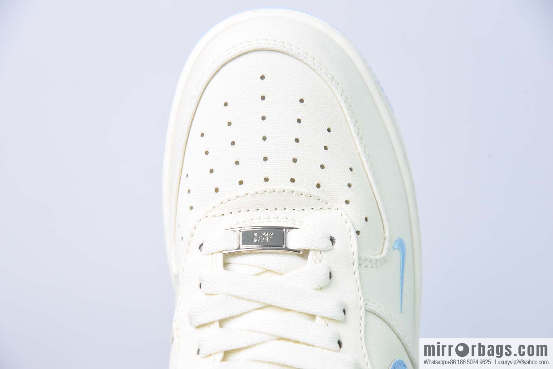 Nk Air Force 1 '07 Low sky blue small hook, cloth Air Force No. 1 low-top casual board shoes, item number: ME0112-533