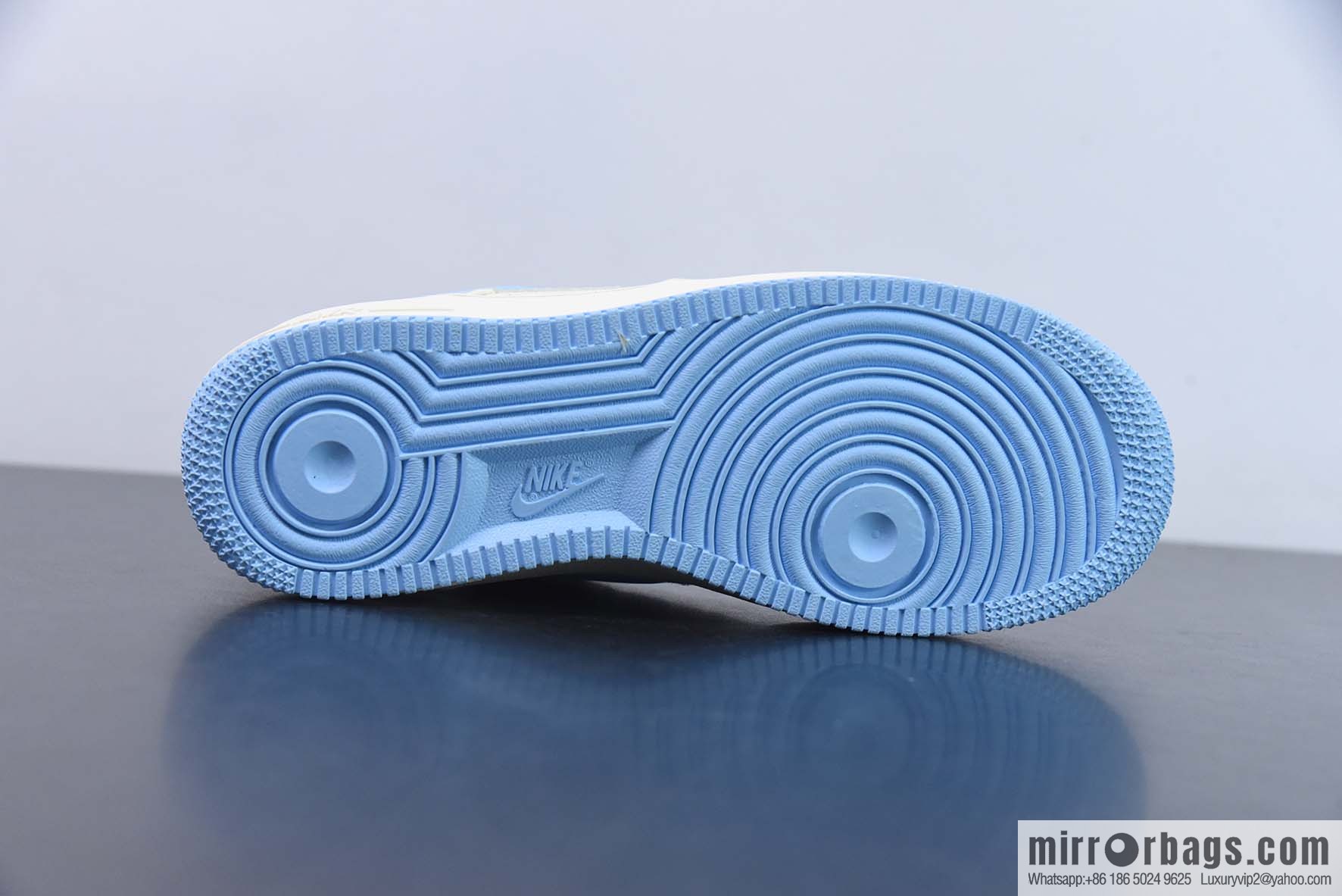 Nk Air Force 1 '07 Low sky blue small hook, cloth Air Force No. 1 low-top casual board shoes, item number: ME0112-533