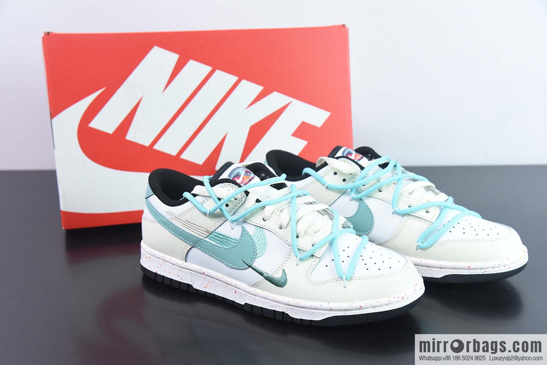 NK Dunk Low three hook, beige green, low-top casual shoes, item number: FD4623-147