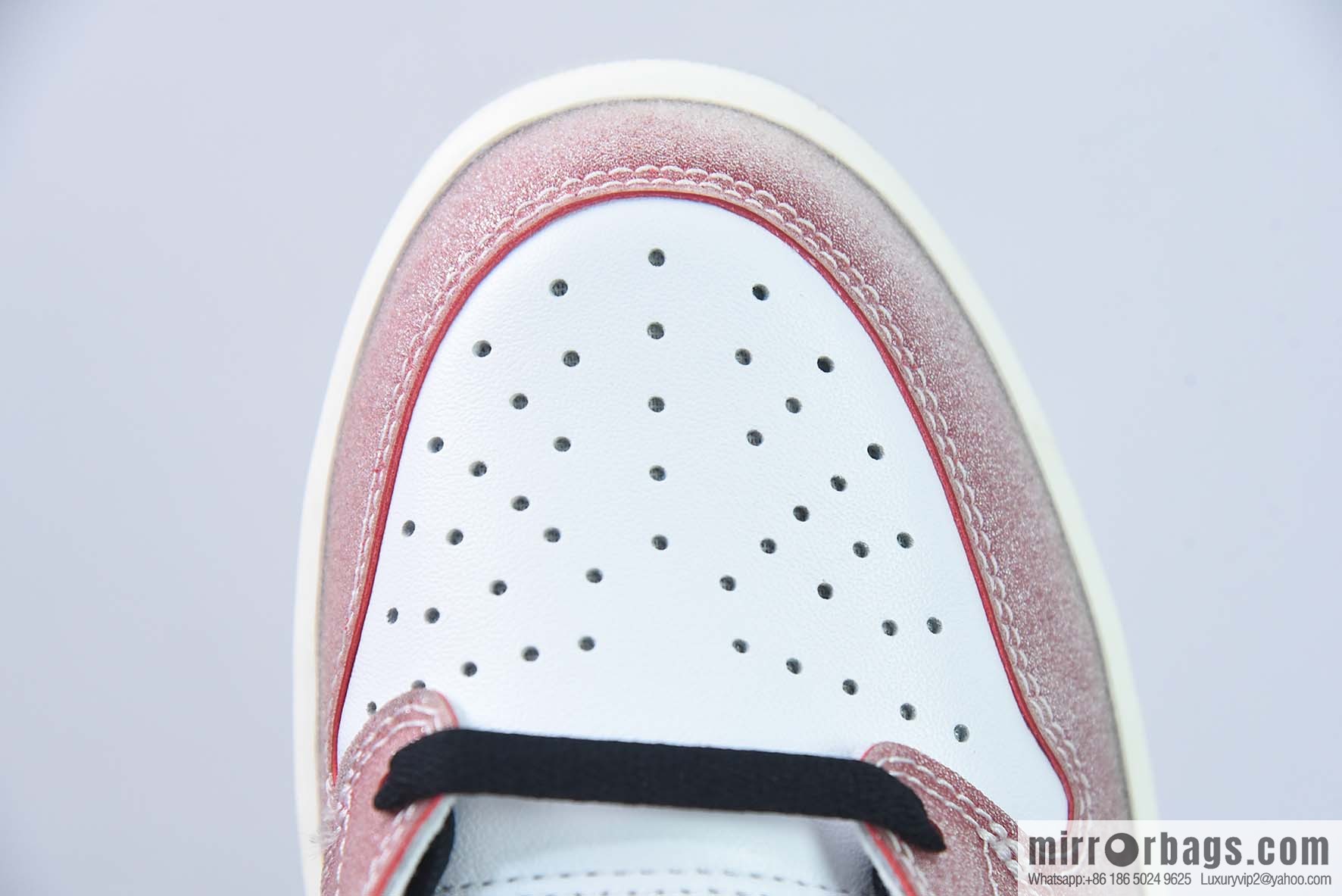 Air Jordan AJ1 Retro Low OG Son of Jordan White and Red Sneakers Part Number: FN0432-017
