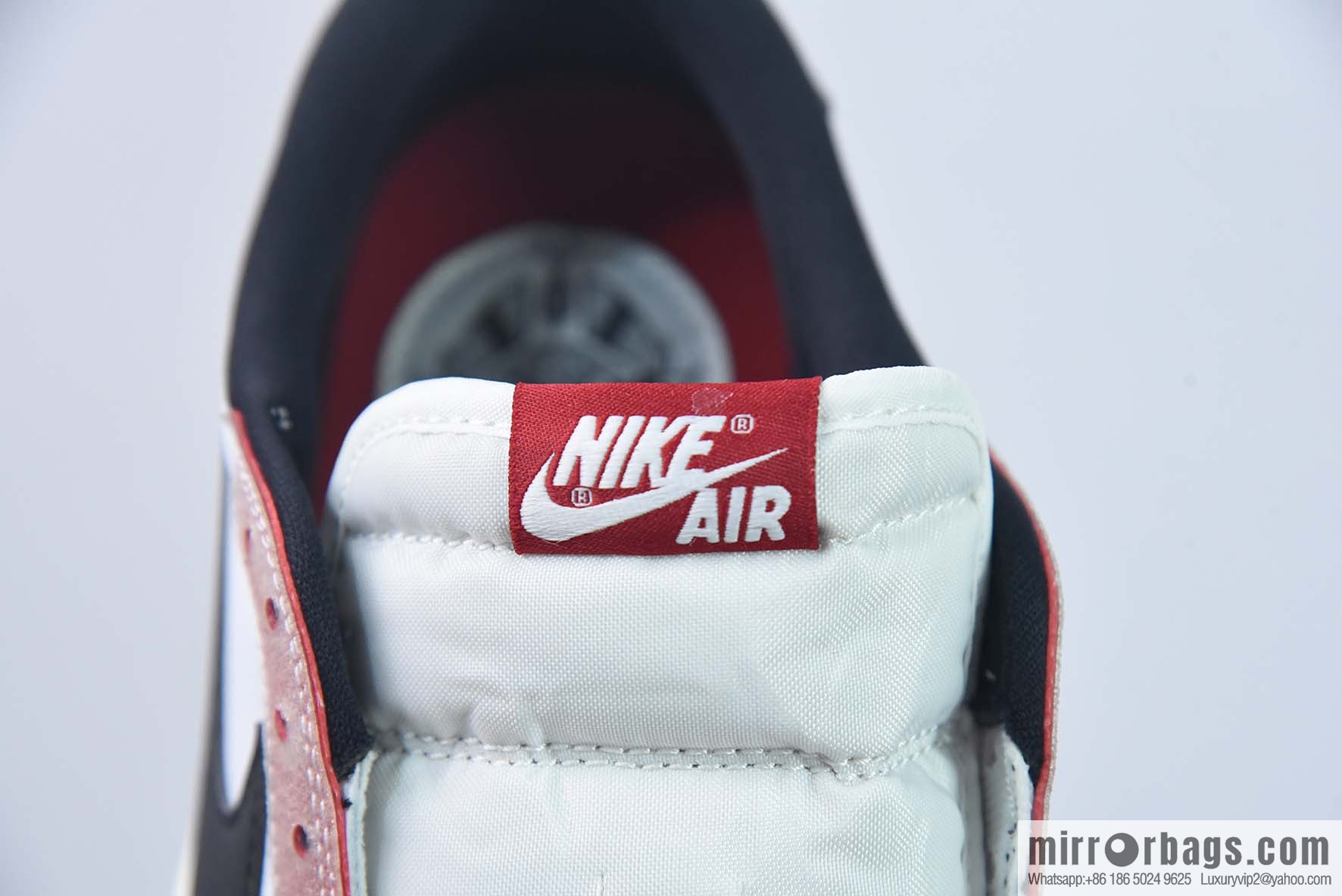 Air Jordan AJ1 Retro Low OG Son of Jordan White and Red Sneakers Part Number: FN0432-017