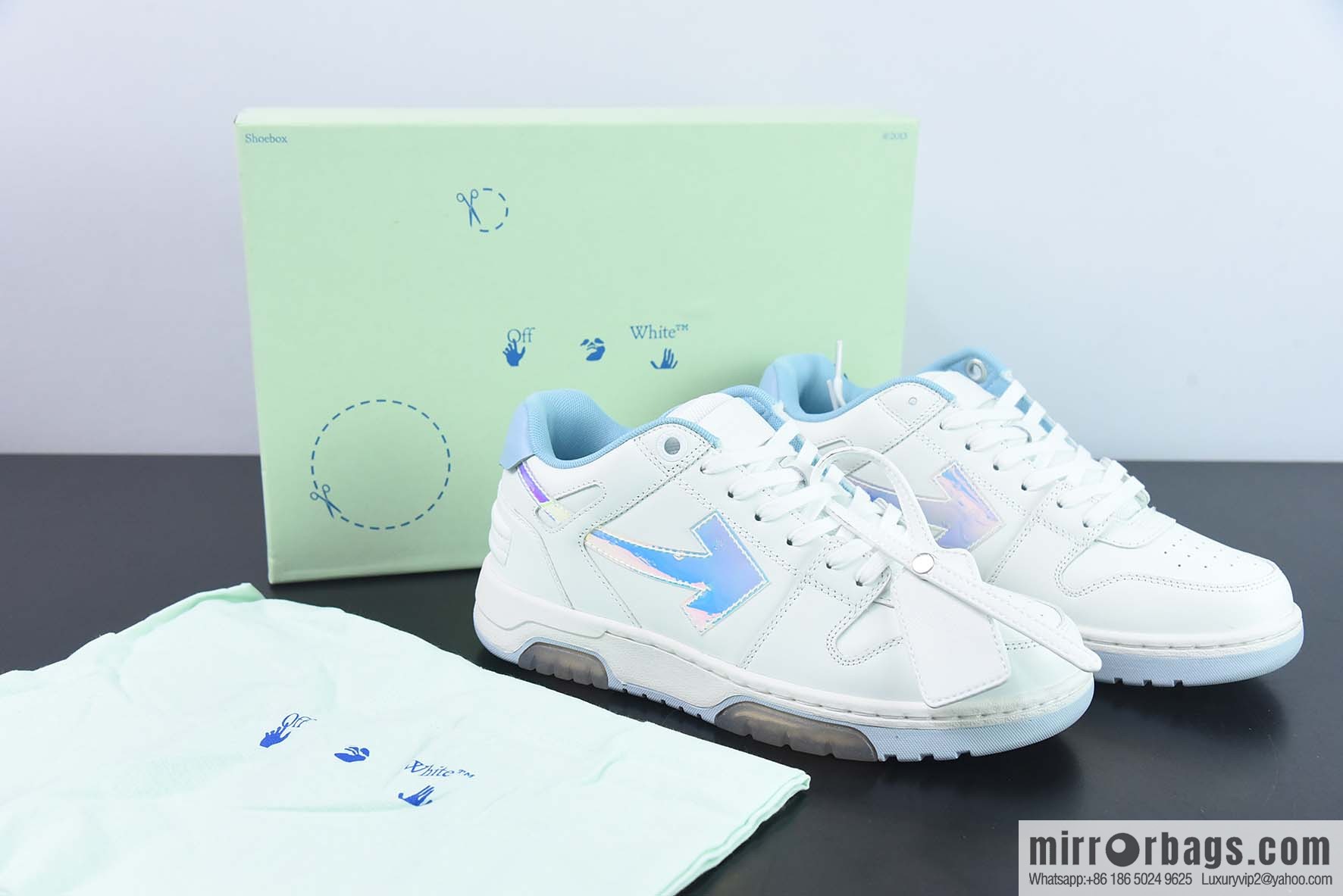 OFF-WHITE Out Of Office series low-top Vintage versatile casual sports shoes