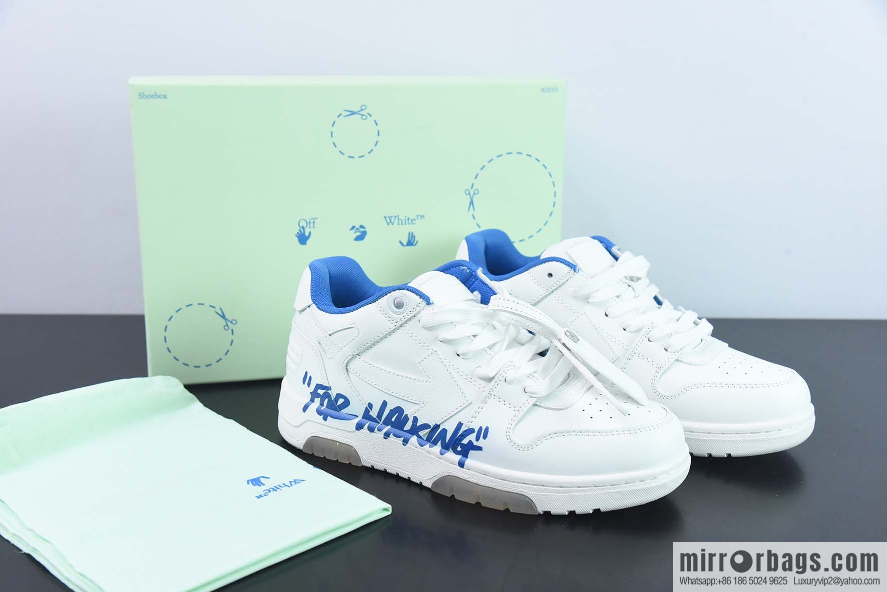 OFF-WHITE Out Of Office series low-top Vintage versatile casual sports shoes
