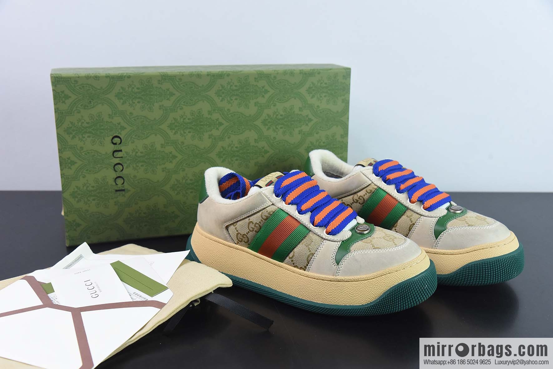 Gucci/Gucci chubby small dirty shoes series board shoes/platform models