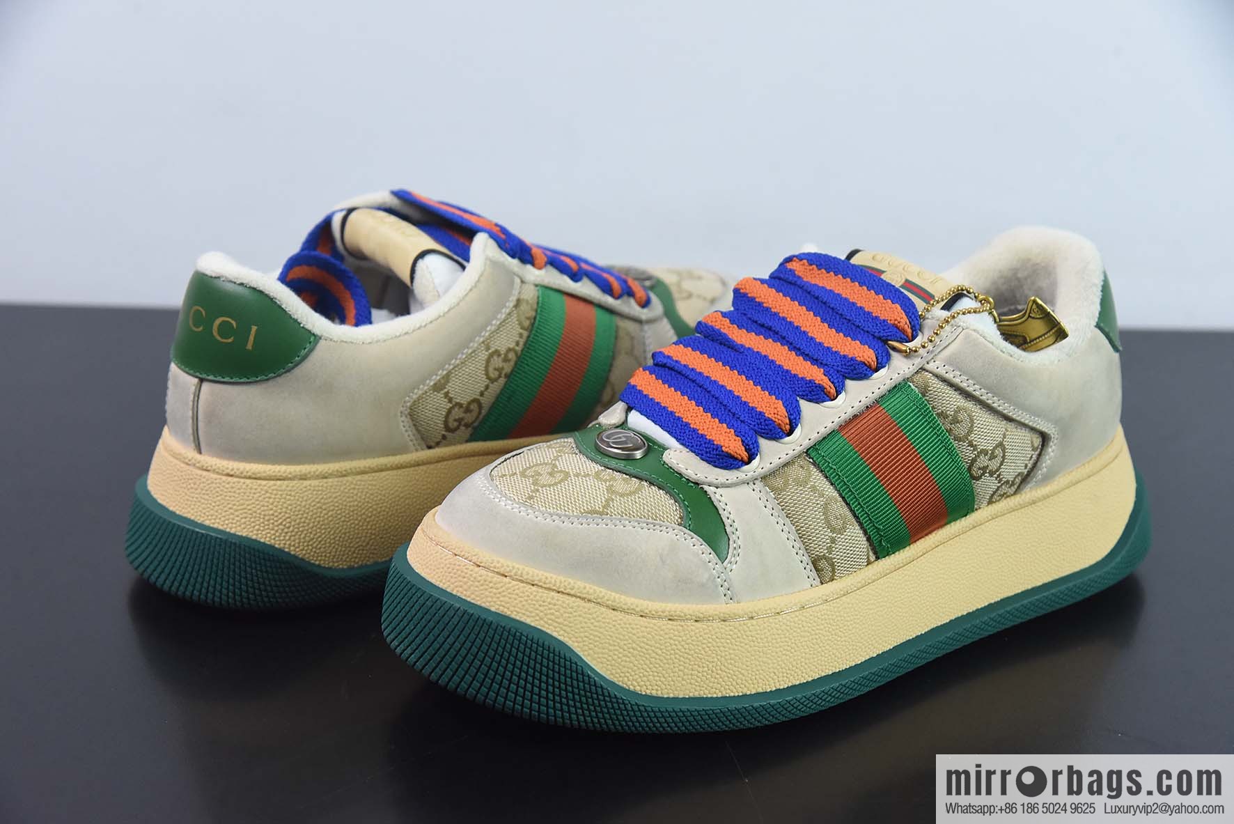 Gucci/Gucci chubby small dirty shoes series board shoes/platform models