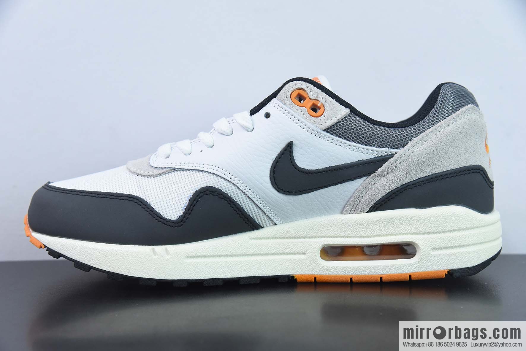 Nk Air Max 1 nike half palm air unit vintage running shoes, item number: fn7487 133