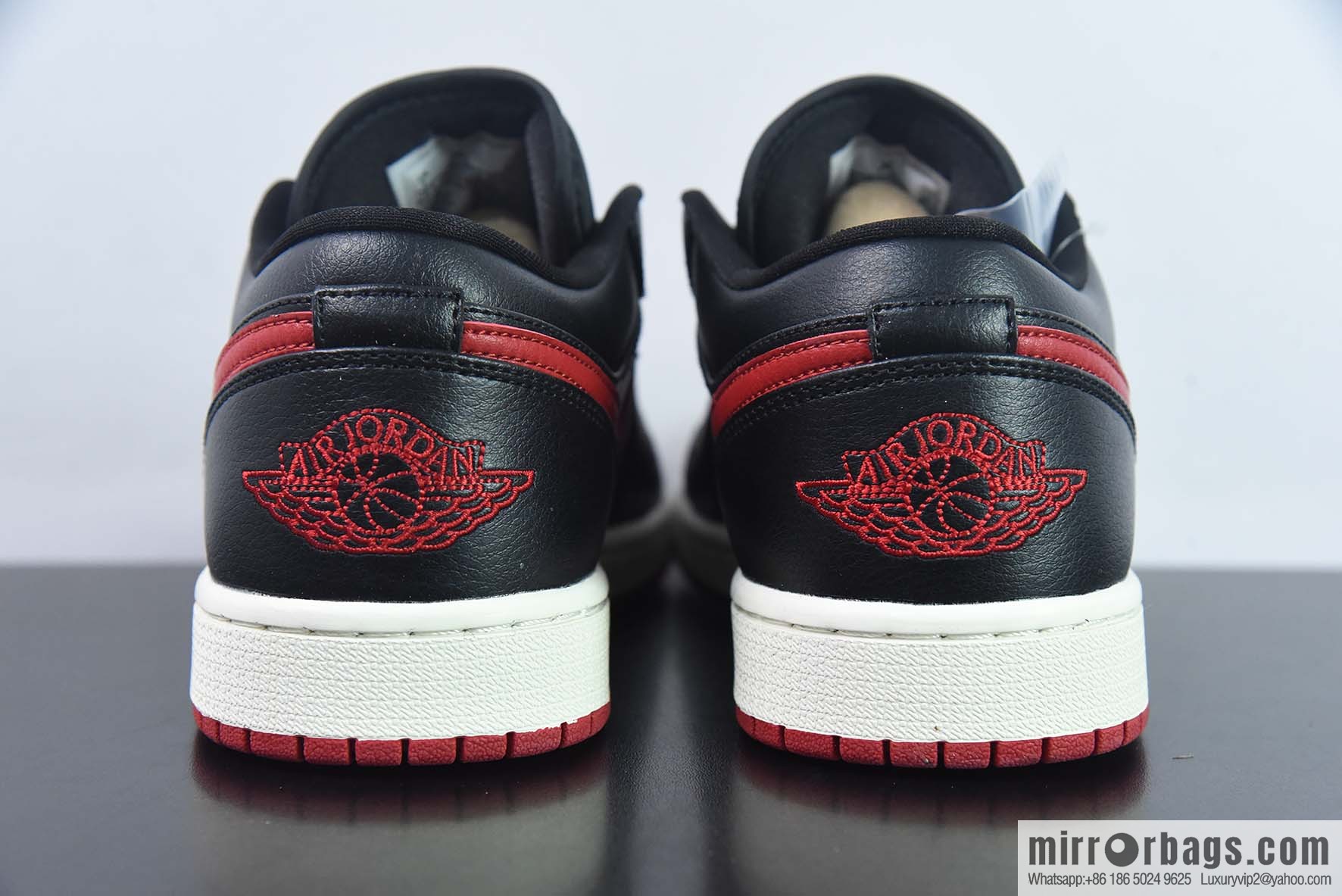 Air Jordan 1 Low AJ1 Jordan 1st generation low-top basketball shoes/black and red 2023 new models on sale, item number: DC0774-061