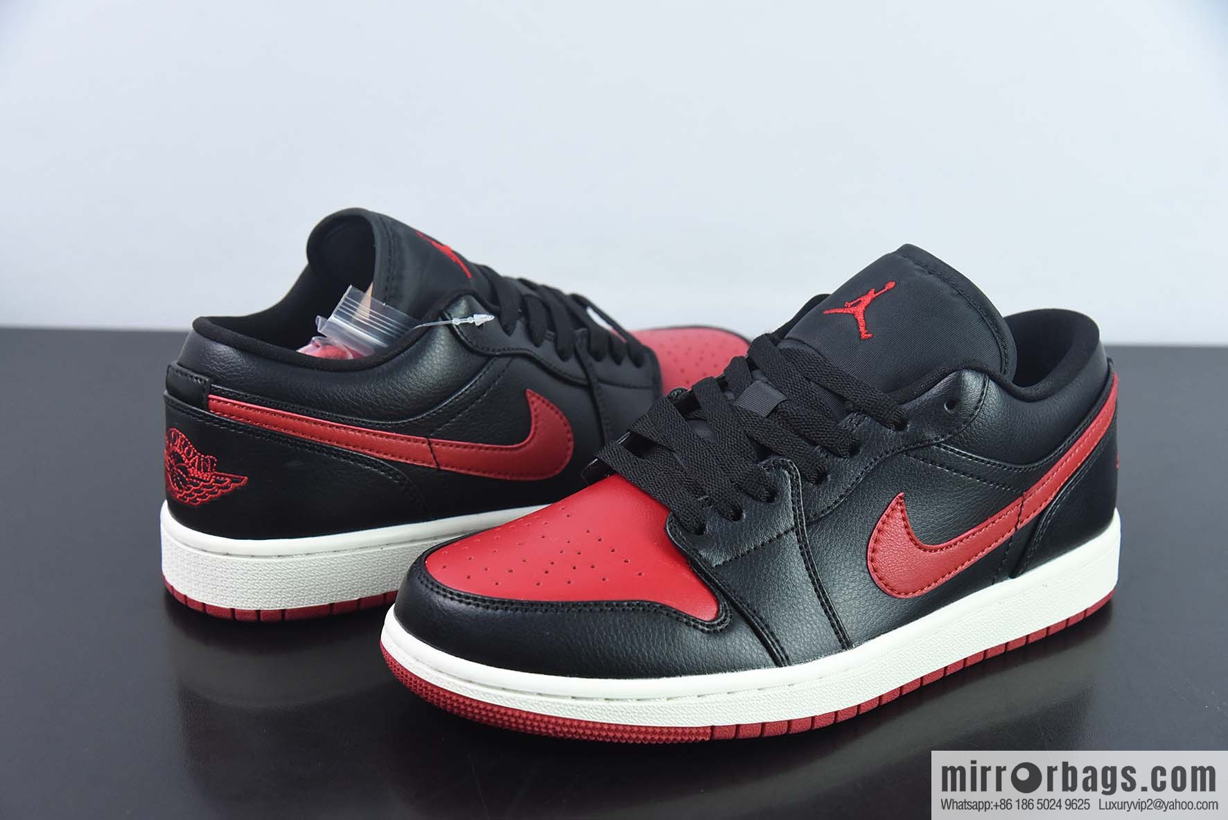 Air Jordan 1 Low AJ1 Jordan 1st generation low-top basketball shoes/black and red 2023 new models on sale, item number: DC0774-061